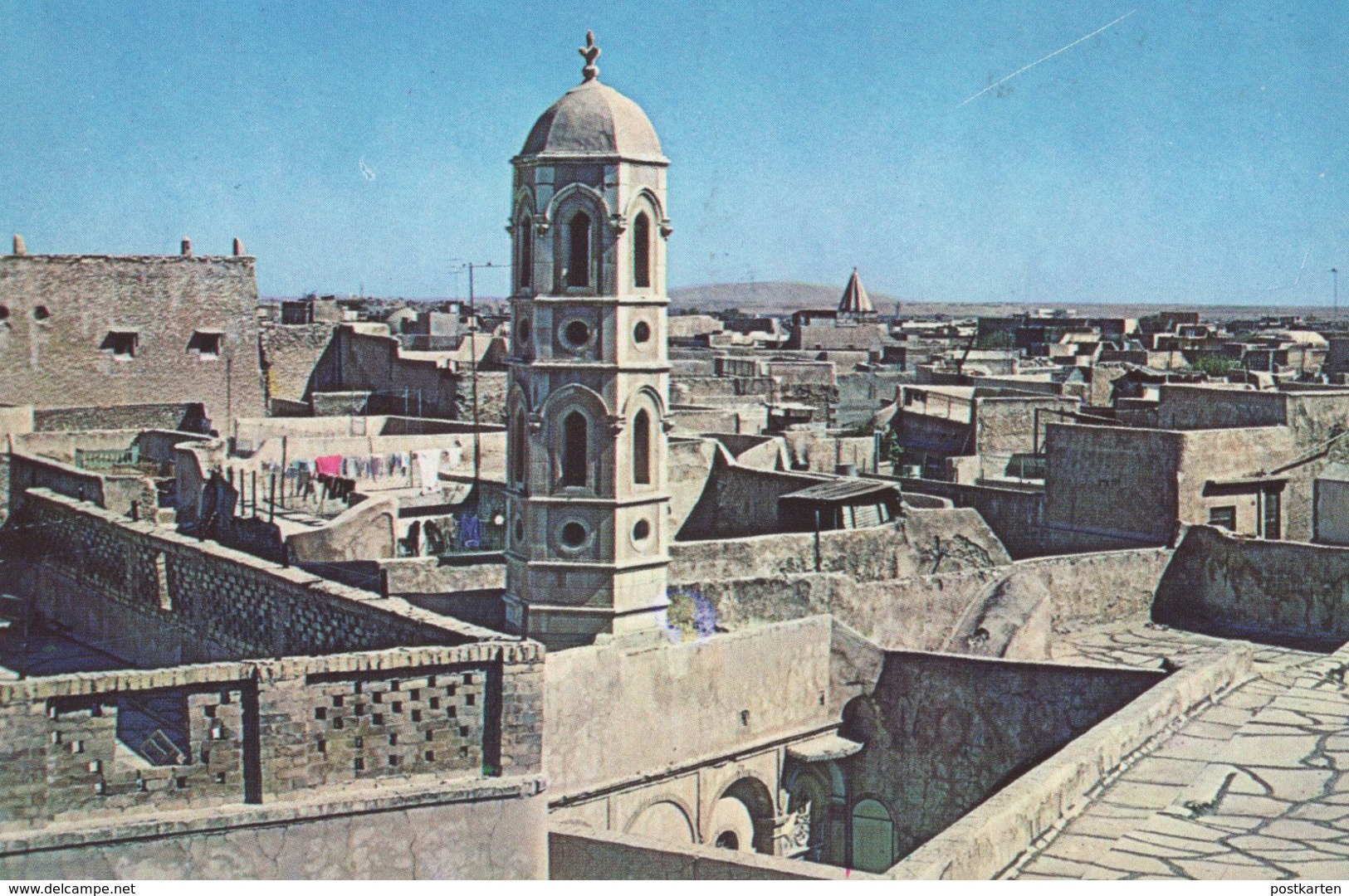 ÄLTERE POSTKARTE GENERAL VIEW OF MISKINTA CHURCH IN MOSUL Iraq Irak Mosul Mossul Cpa AK Postcard Ansichtskarte - Iraq