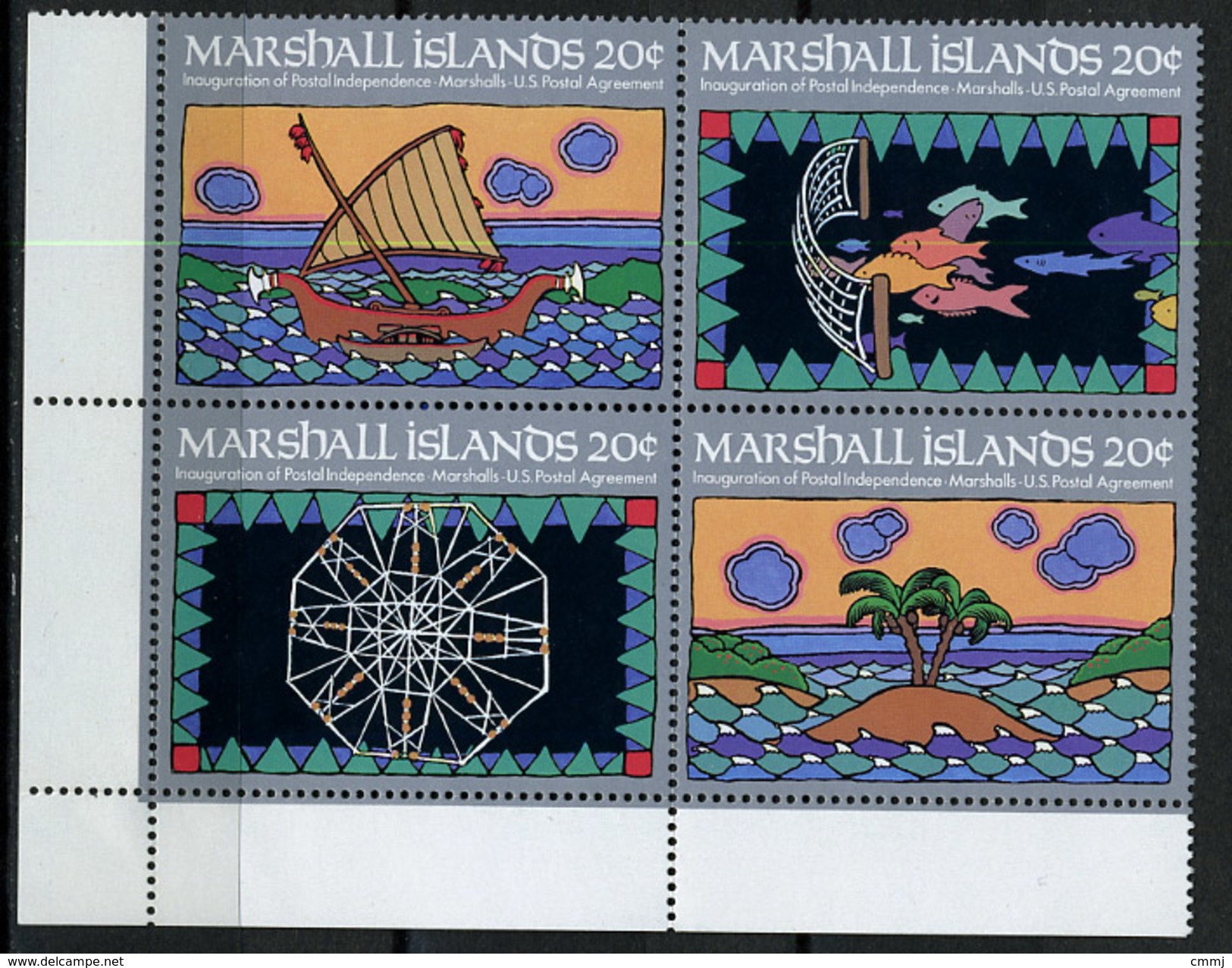 1984 - MARSHALL ISLANDS -  Catg.. Mi. 1/4 -  NH - (I-SRA3207.27) - Marshall