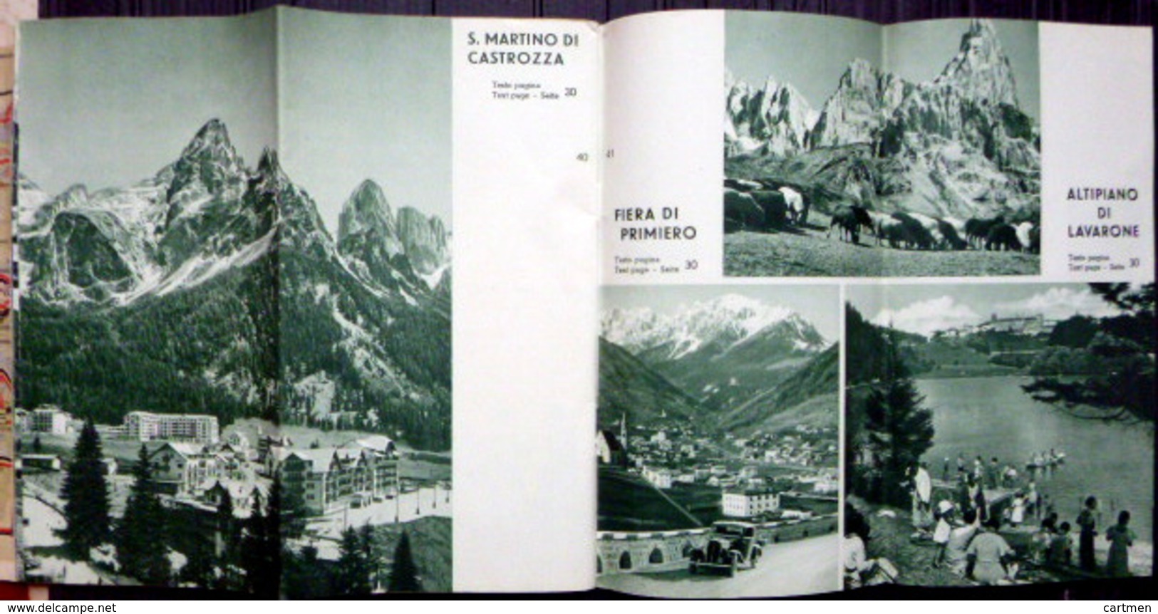 ITALIA DOLOMITES GUIDE TOURISTIQUE 1937 PHOTOS CARTES ET ILLUSTRATEUR ZULION - Dépliants Turistici