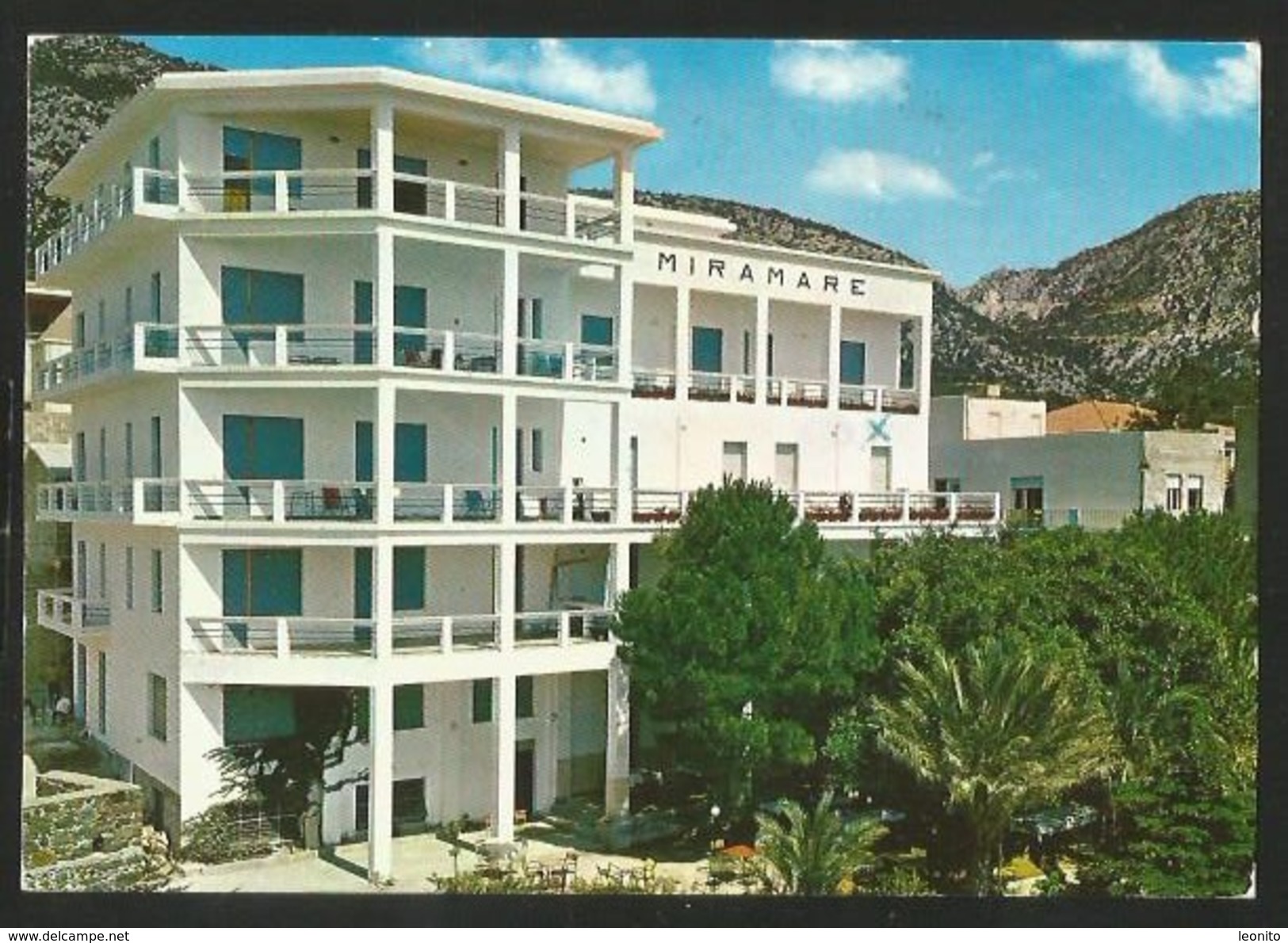 CALA GONONE Sardegna Nuoro Hotel MIRAMARE 1974 - Nuoro
