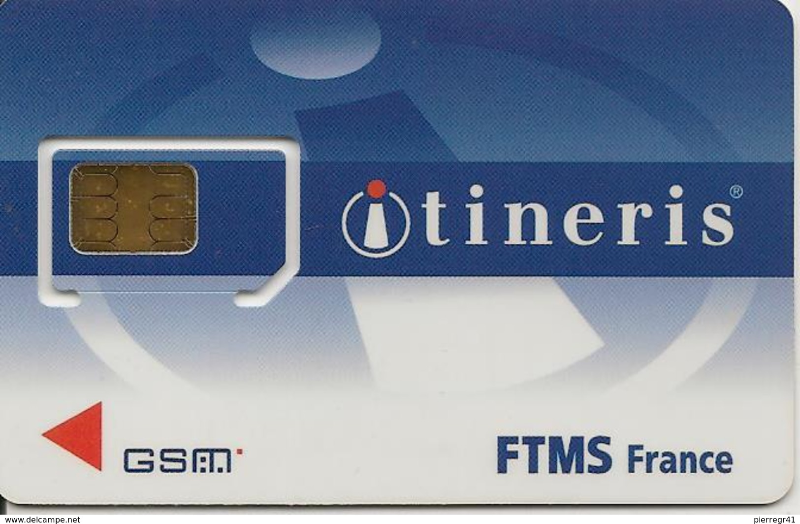 CARTE-GSM-PUCE-L-FTMS-ITINERIS-FF2L-D12-Ref-PHONECOTE 2005-V° BLANC-TBE-NEUVE-PUCE ATTACHEE-GARANTIE - Mobicartes (GSM/SIM)