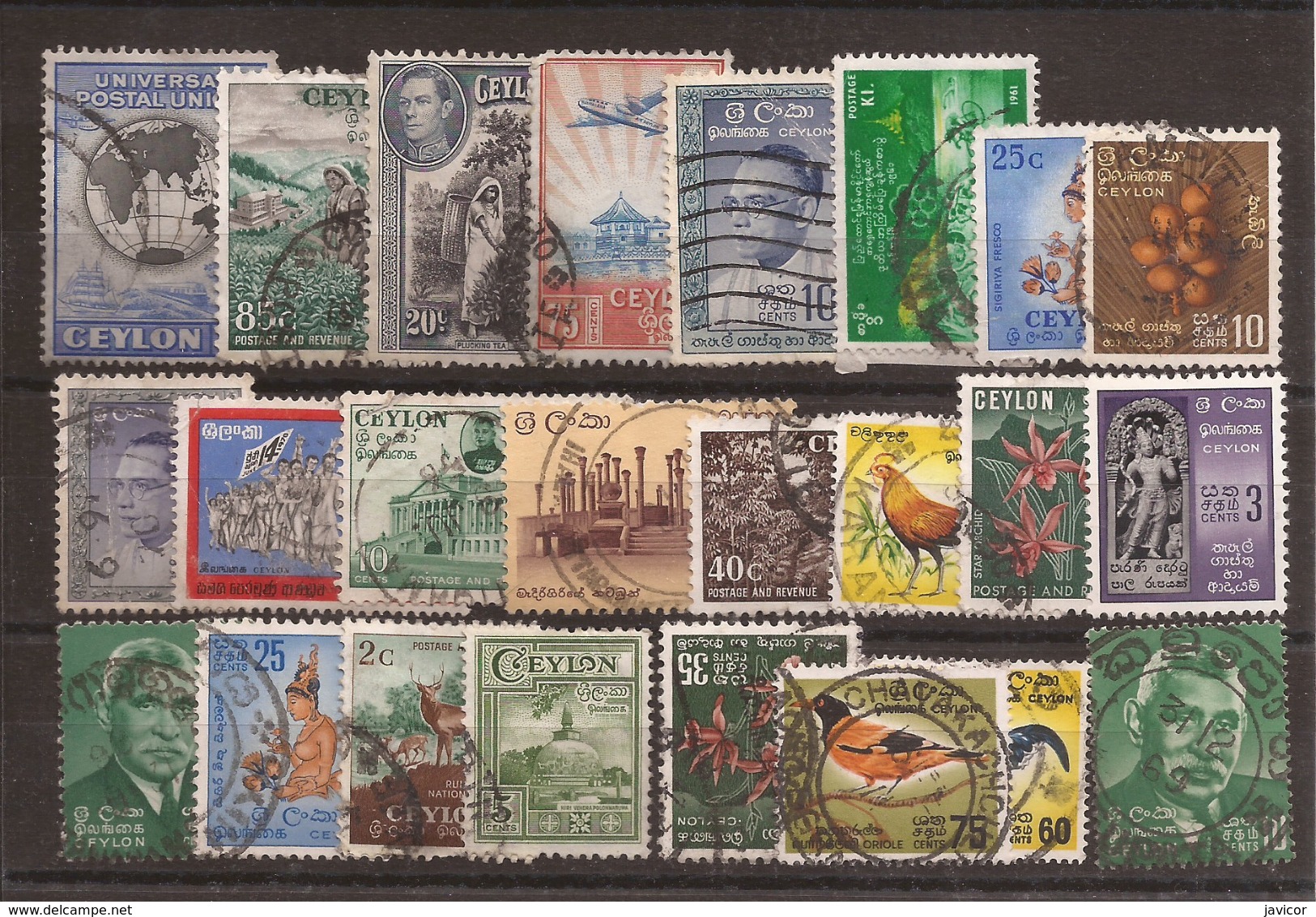 Sellos Stamps Ceylon Used - Usados - Otros - Asia