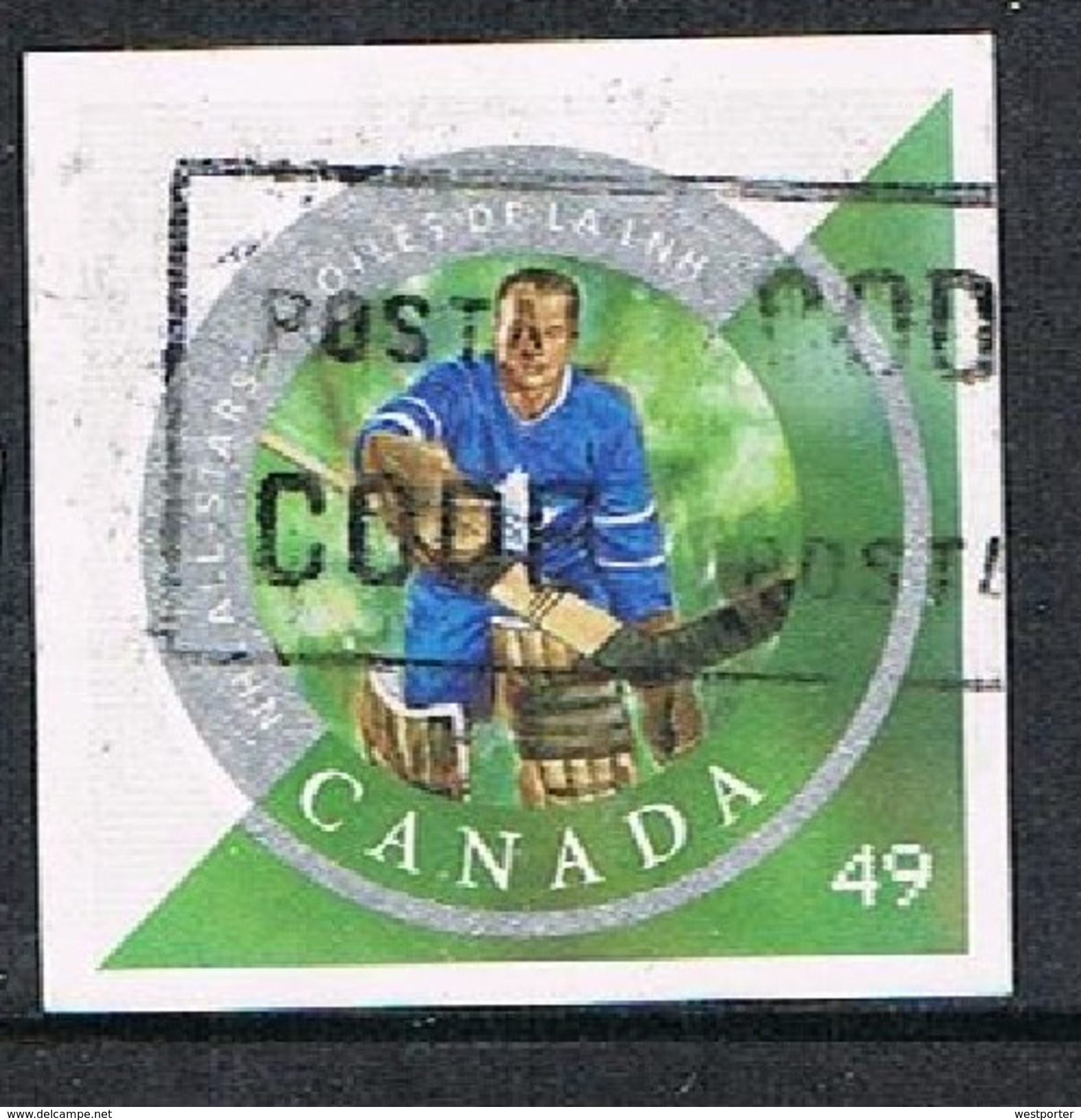 CANADA 1701105 - 2004 49c NHL Hockey All Stars Used S/a Single - Used Stamps