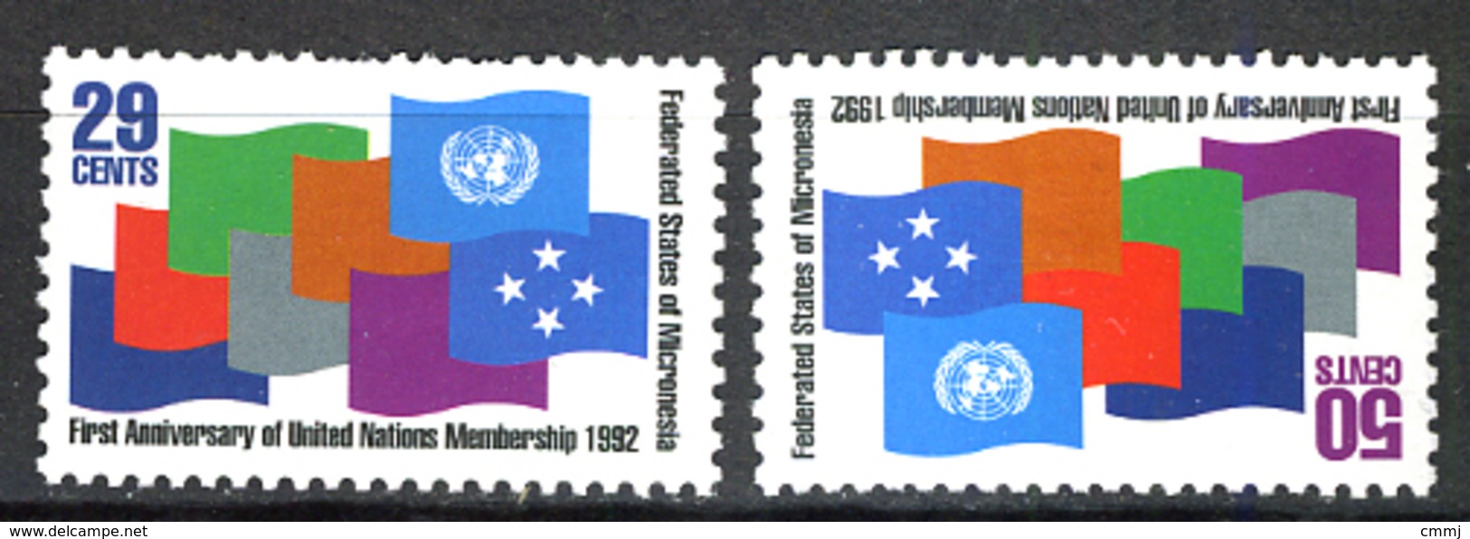 1992 - MICRONESIA -  Catg.. Mi. 262/263 -  NH - (I-SRA3207.28) - Micronesia