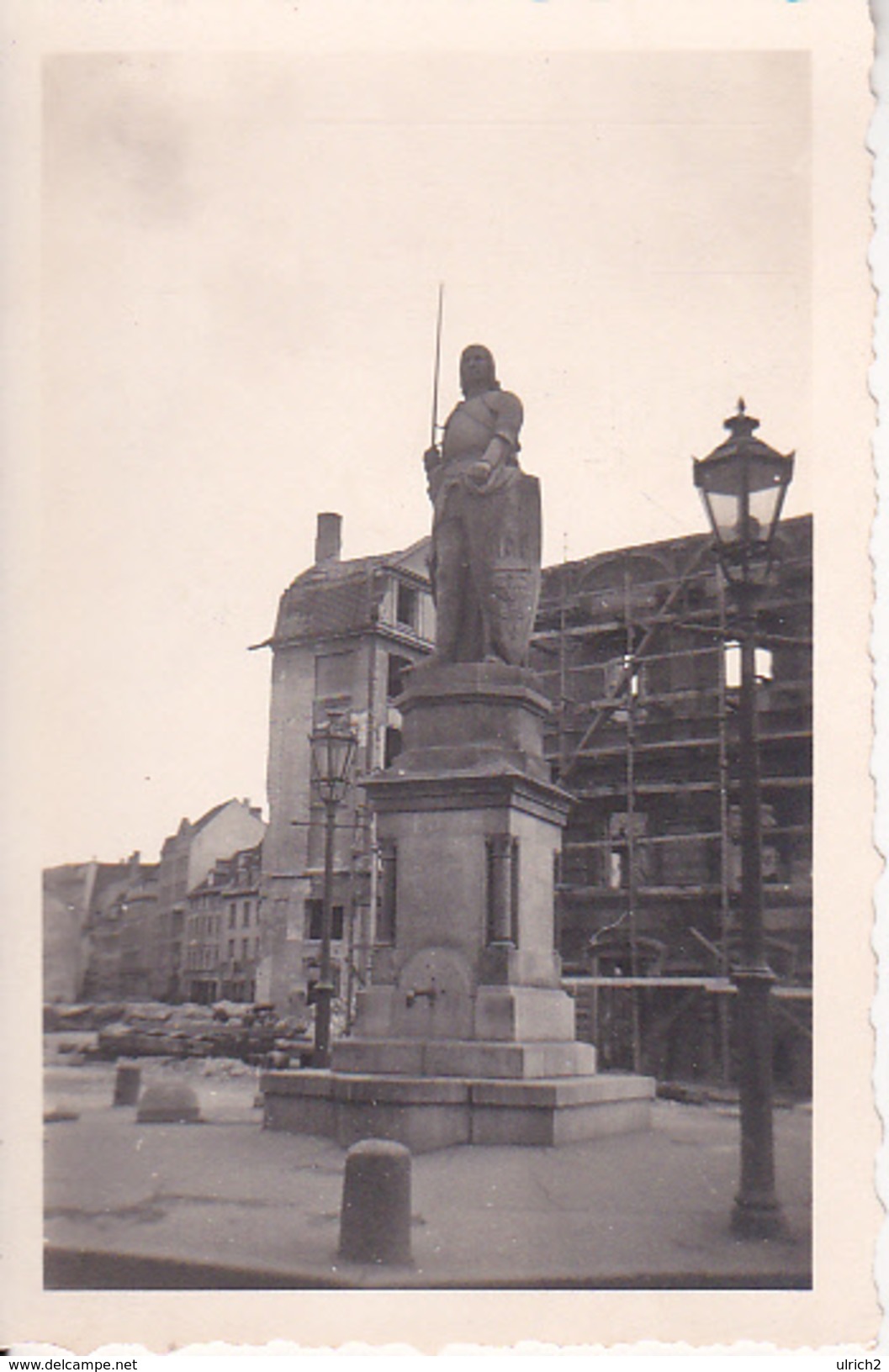 Foto Riga - Roland - Zerstörtes Haus - Ca. 1940 - 8*5cm (27264) - Orte