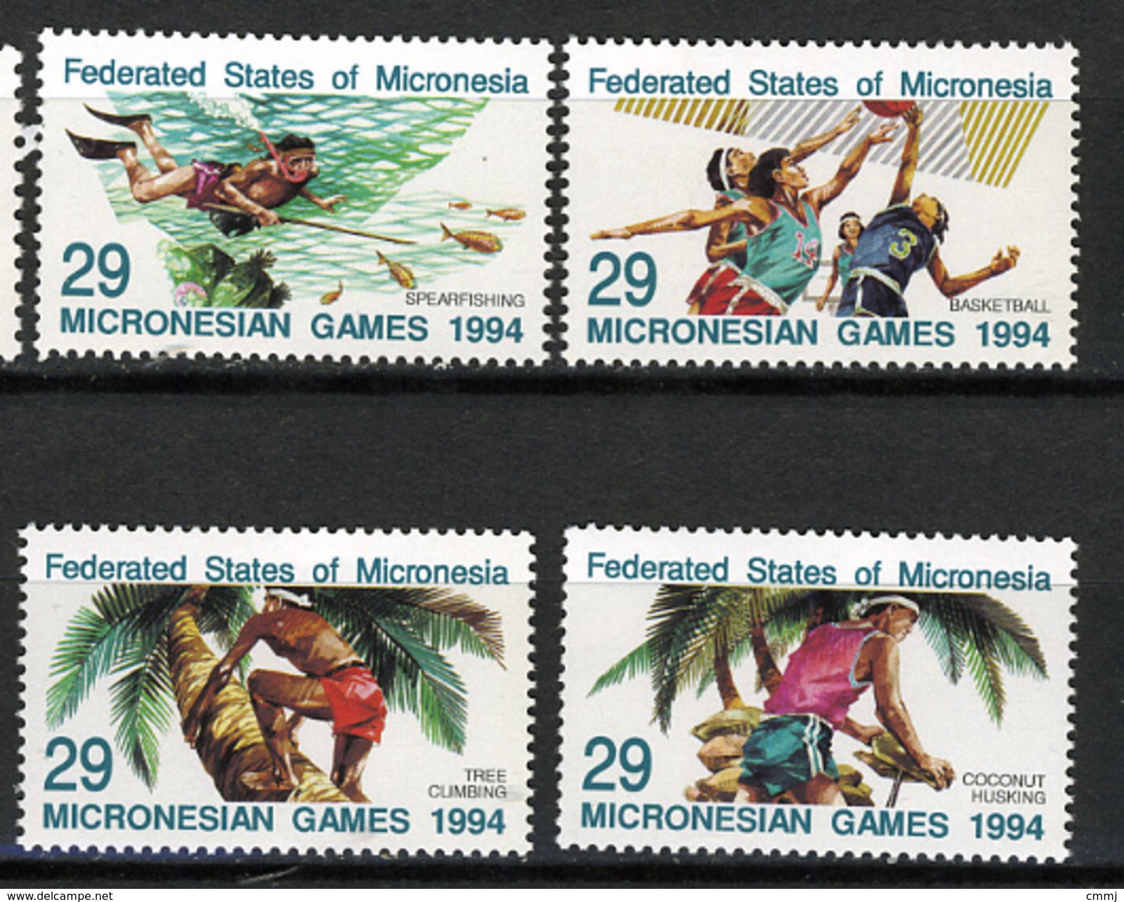 1994 - MICRONESIA -  Catg.. Mi. 352/355 -  NH - (I-SRA3207.29) - Micronesia