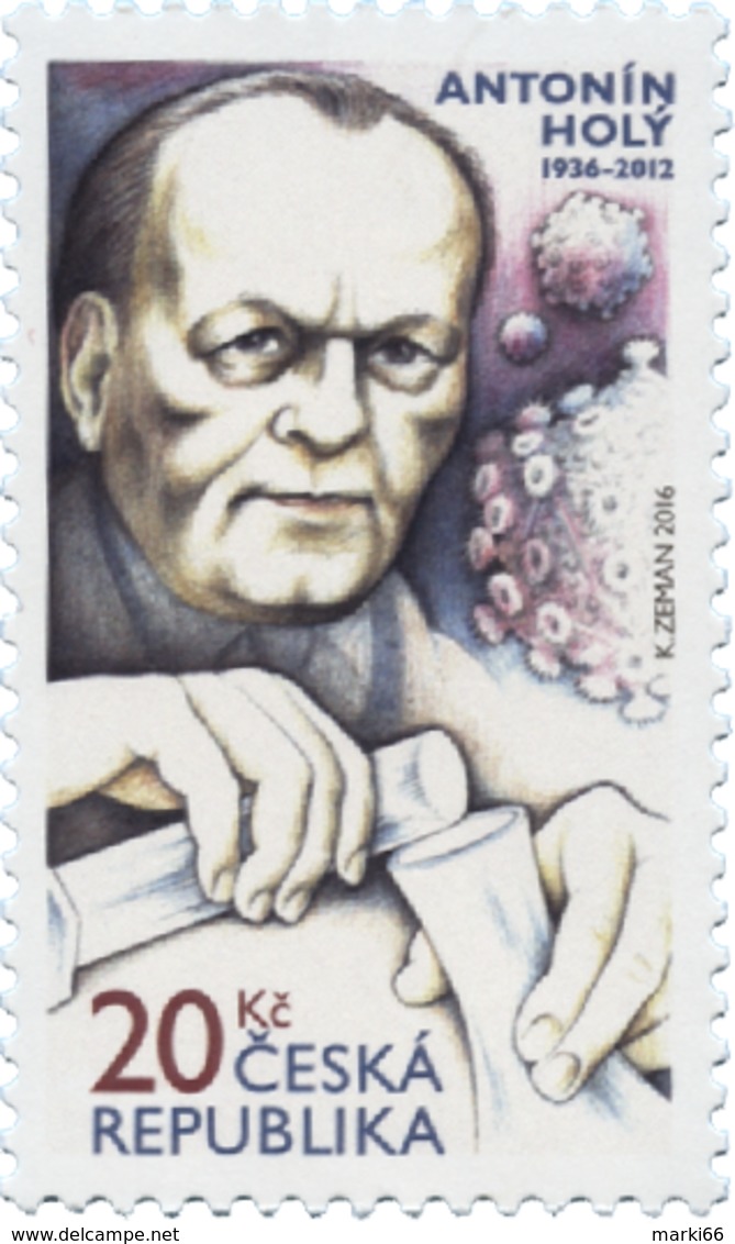 Czech Republic - 2016 - Personalities - Professor Antonín Holý, Czech Scientist - Mint Stamp - Nuevos