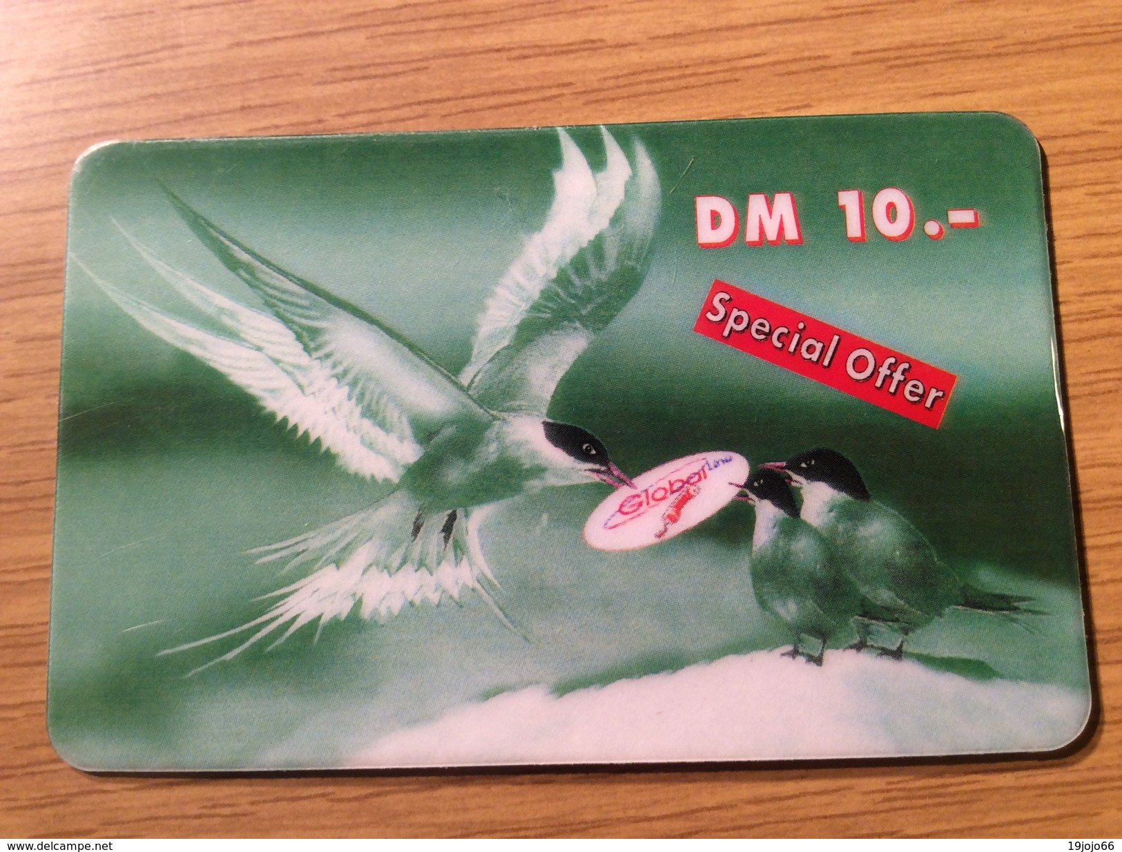 Birds / Animal 10 DM Global Line Schweiz  Special Offer  - Little Printed  -   Used Condition - Zwitserland