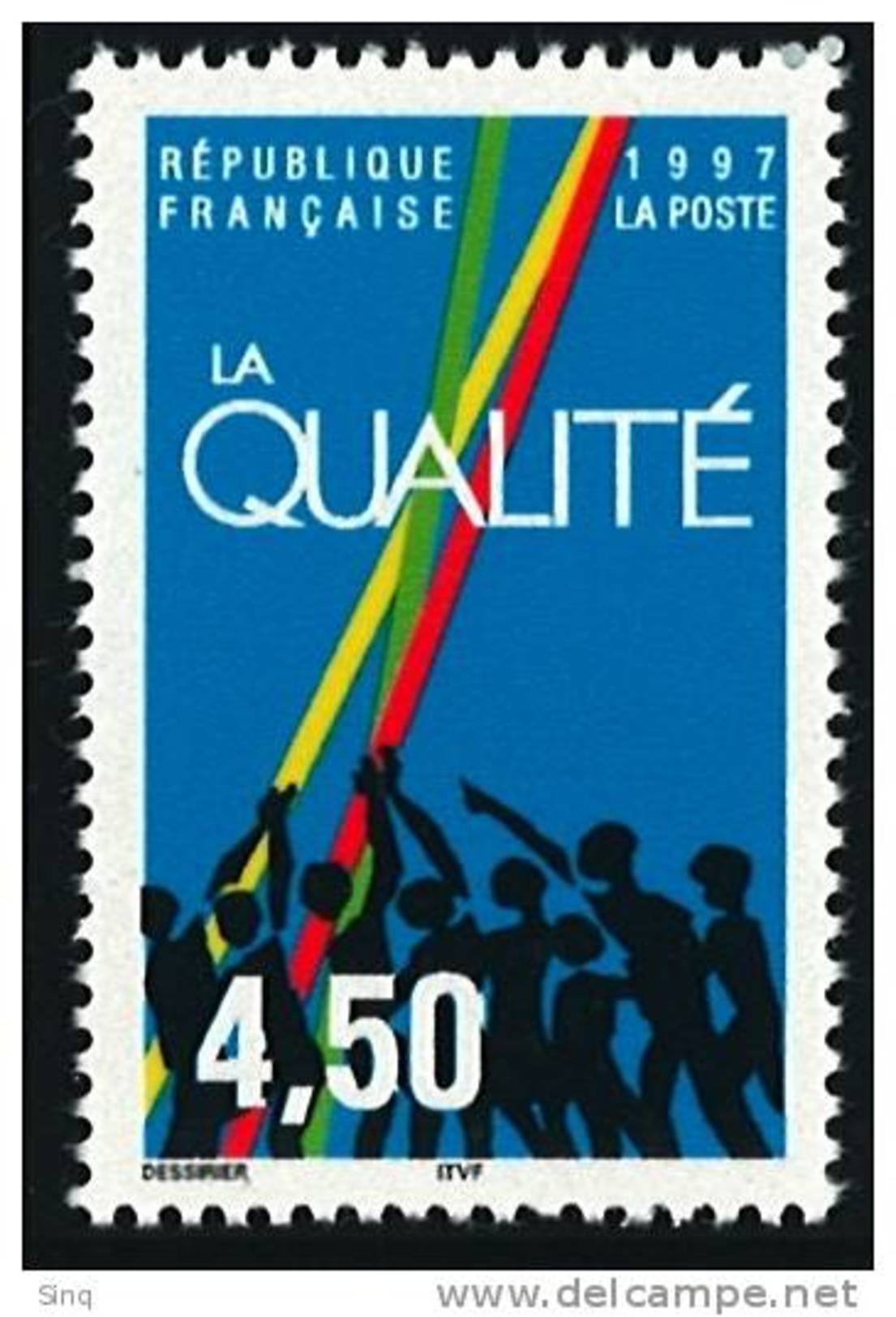 N° 3113  Année 1997  La Qualité  Faciale 4,50 Francs - Neufs