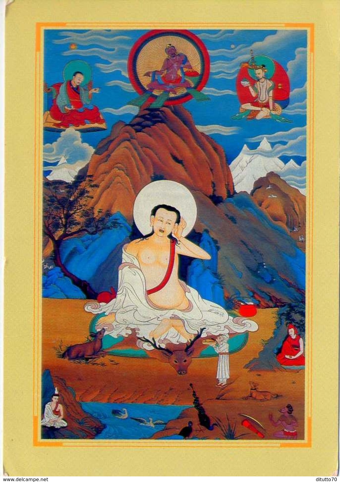 Nepal - Mahasiddha - Painting By Roshan Sakya - Formato Grande Non Viaggiata - E - Népal