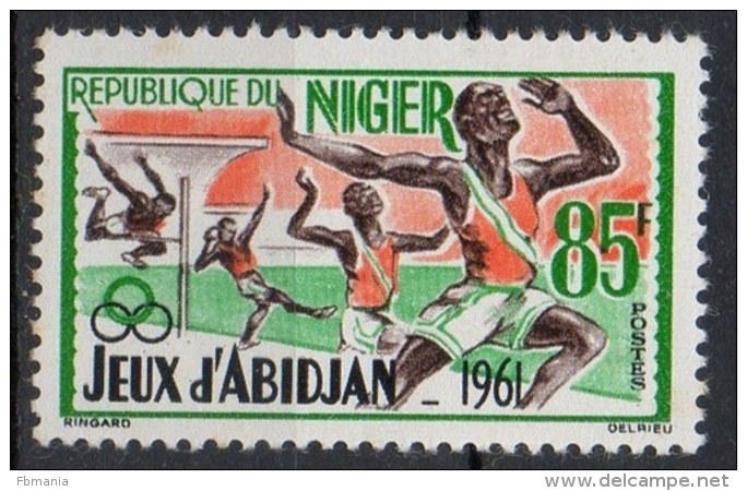 Niger 1962 -  Salto In Alto Lancio Del Peso Sport High Jump Shot Put MNH ** - Níger (1960-...)