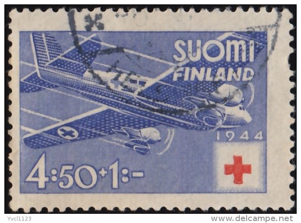 FINLAND - Scott #B63 Hospital Plane / Used Stamp - Gebraucht