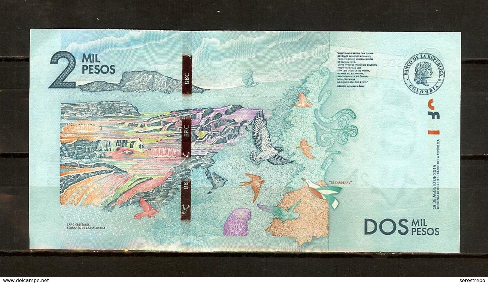 COLOMBIA 2015.08.19 - 2 Thousand Pesos - Colombia