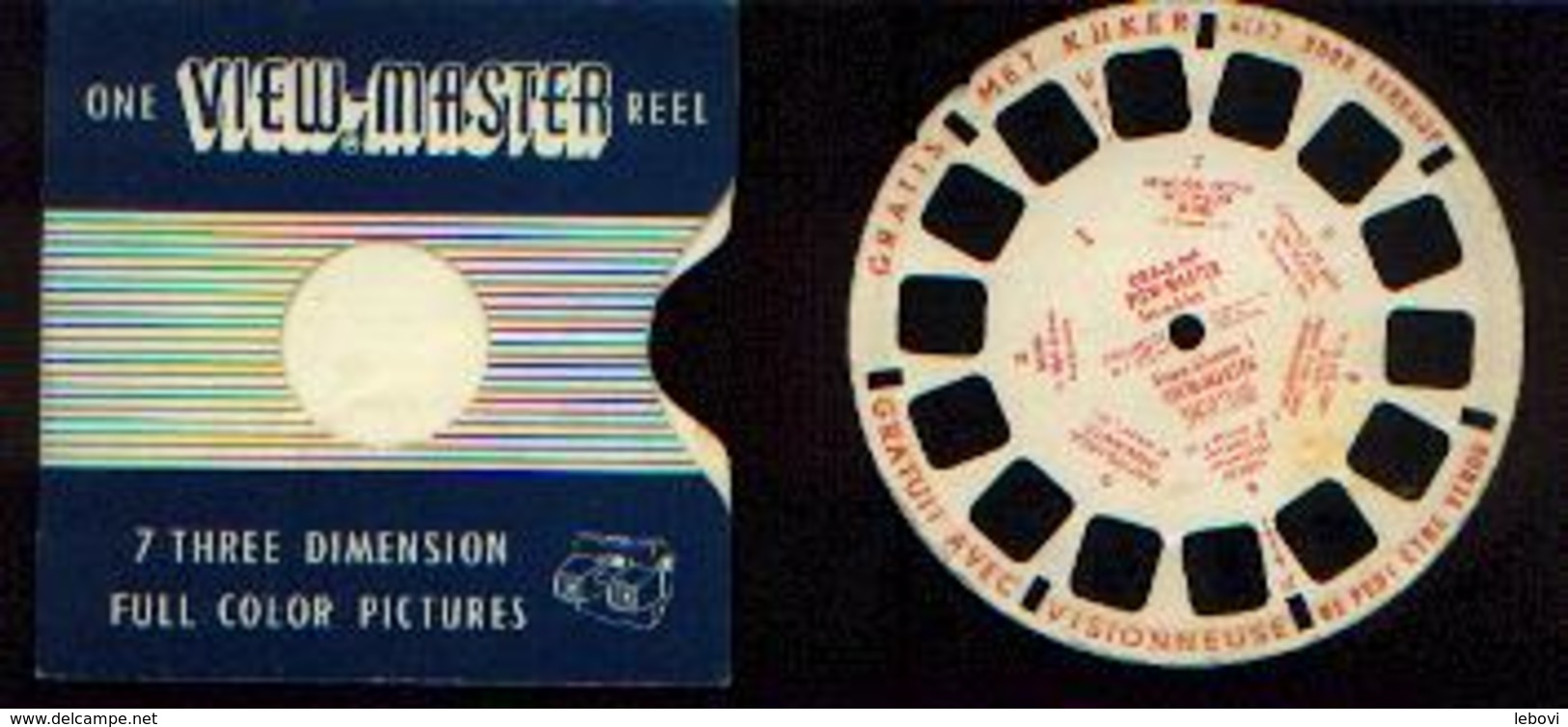 VIEW-MASTER &ldquo;Disque - Selection I&rdquo; : 1 Disque DRE - 5 - NF - Stereoscopic