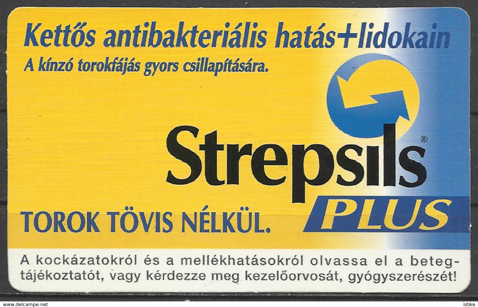 Hungary, "Strepsils", Richter Gedeon Ad, 2001. - Tamaño Pequeño : 2001-...