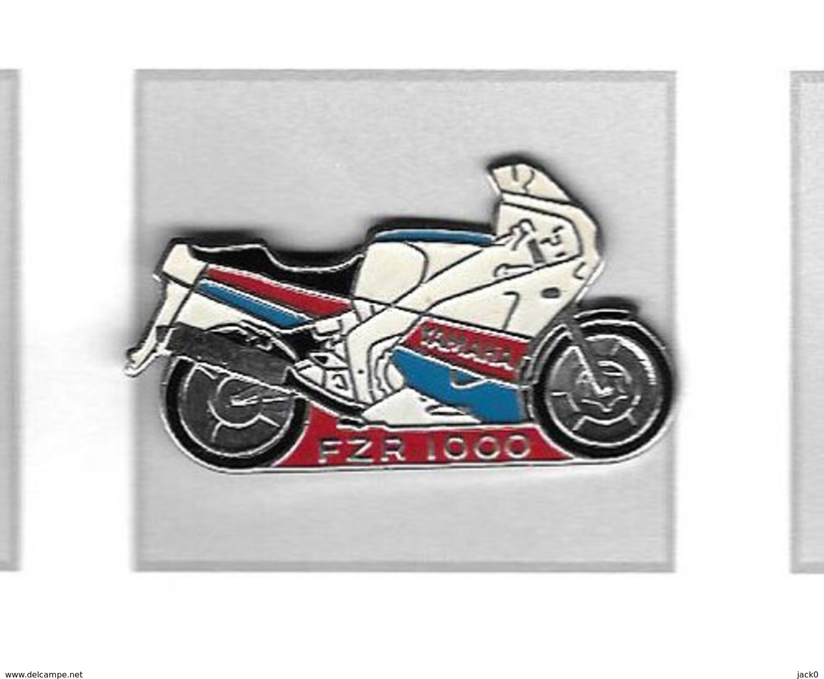 Pin´s  Moto  Tricolore  YAMAHA  F Z R  1000 - Motos