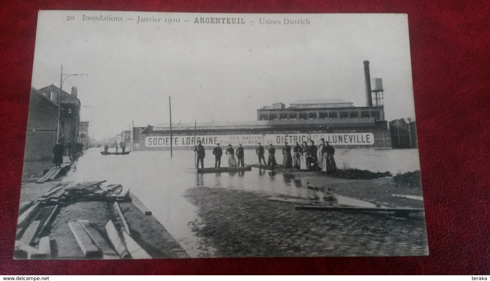 CPA  Argenteuil Voir Photos  Carte Rare Inondations Usine Dietrich - Argenteuil