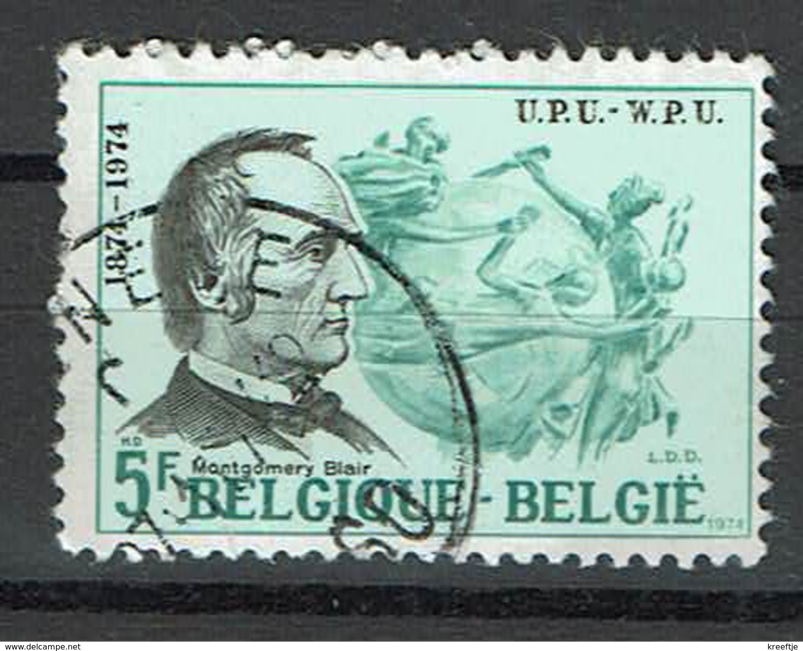 België Belgique Belgium Belgien 5F Montgomery Blair Uit 1974 (OBP 1729 ) - Other & Unclassified