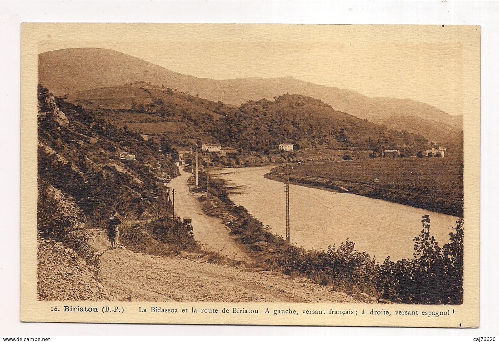 Biriatou , La Bidassoa Et La Route De Biriatou - Biriatou