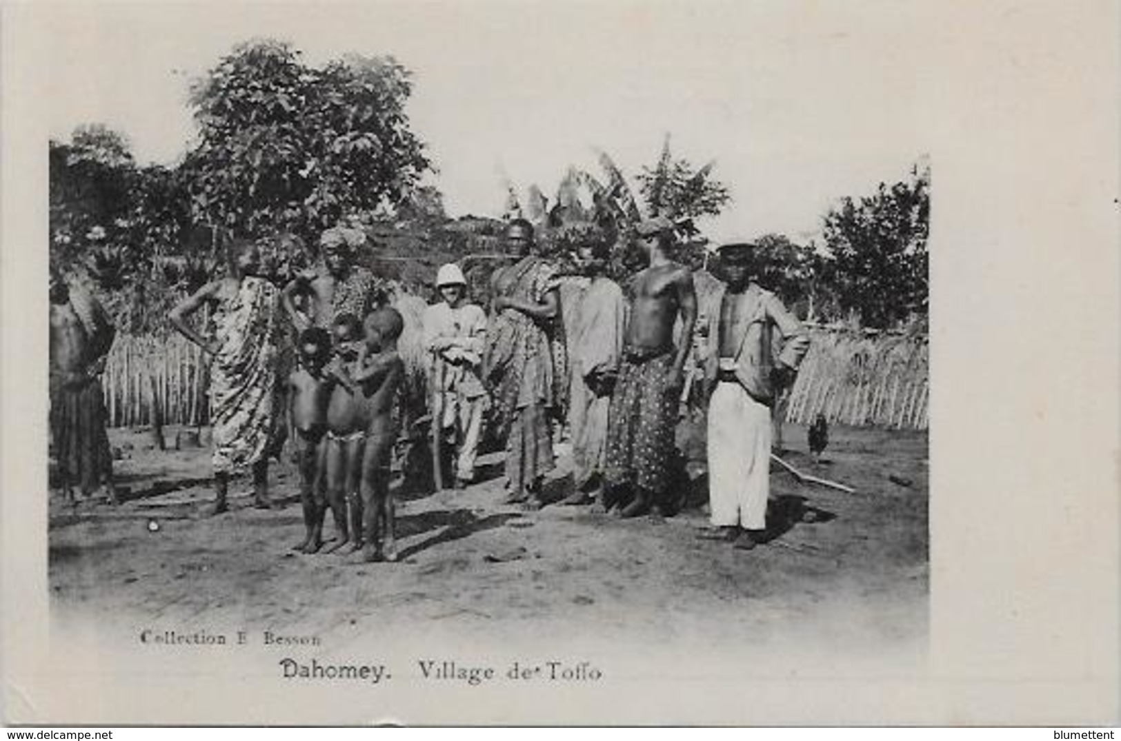 CPA DAHOMEY Afrique Noire Colonies Françaises Non Circulé Village De Toffo - Dahomey