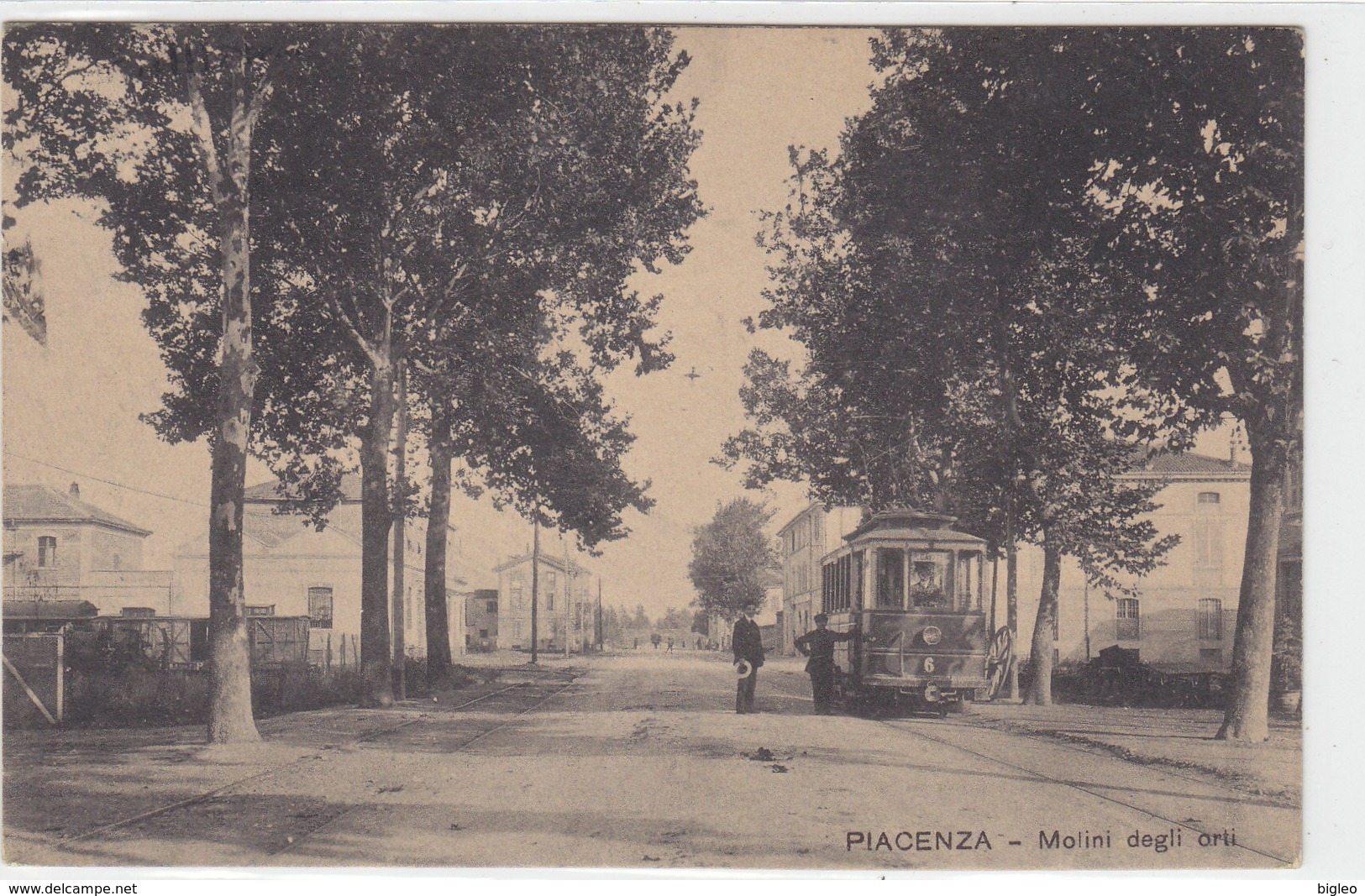 Piacenza - Molini Degli Orti Con Tram - 1913    (PA-12-110302) - Piacenza