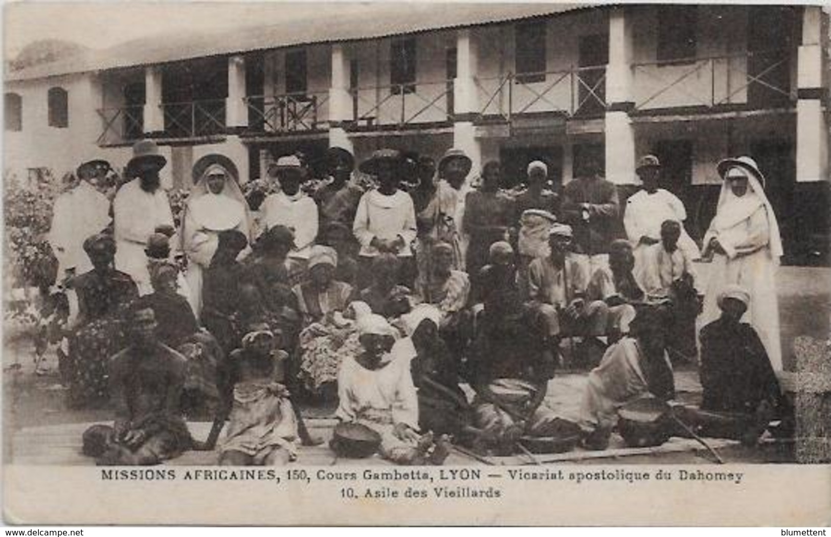 CPA DAHOMEY Afrique Noire Colonies Françaises Non Circulé Asile De Vieillards - Dahome