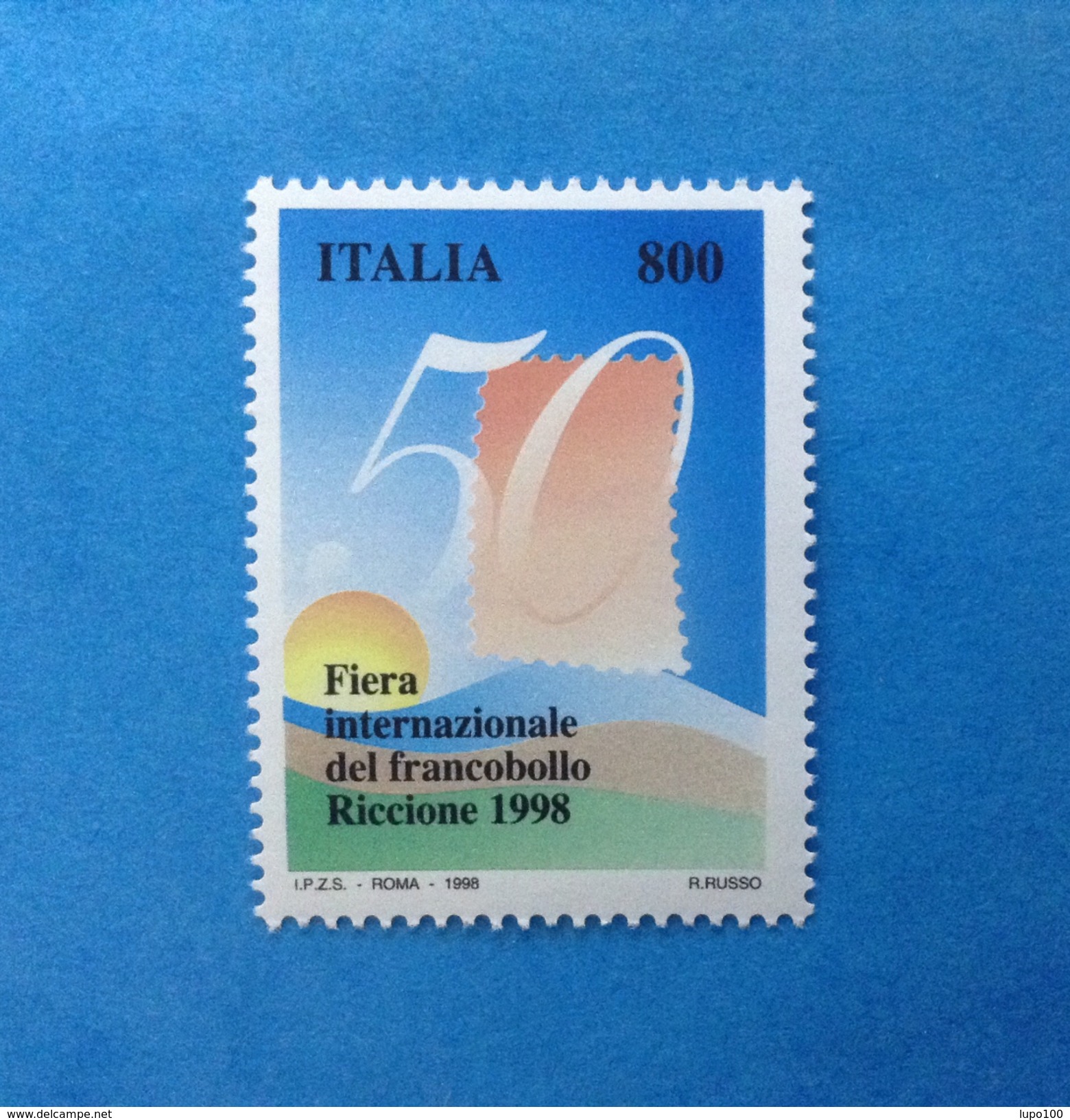 1998 ITALIA FRANCOBOLLO NUOVO STAMP NEW MNH**  - FIERA DI RICCIONE - - 1991-00:  Nuovi