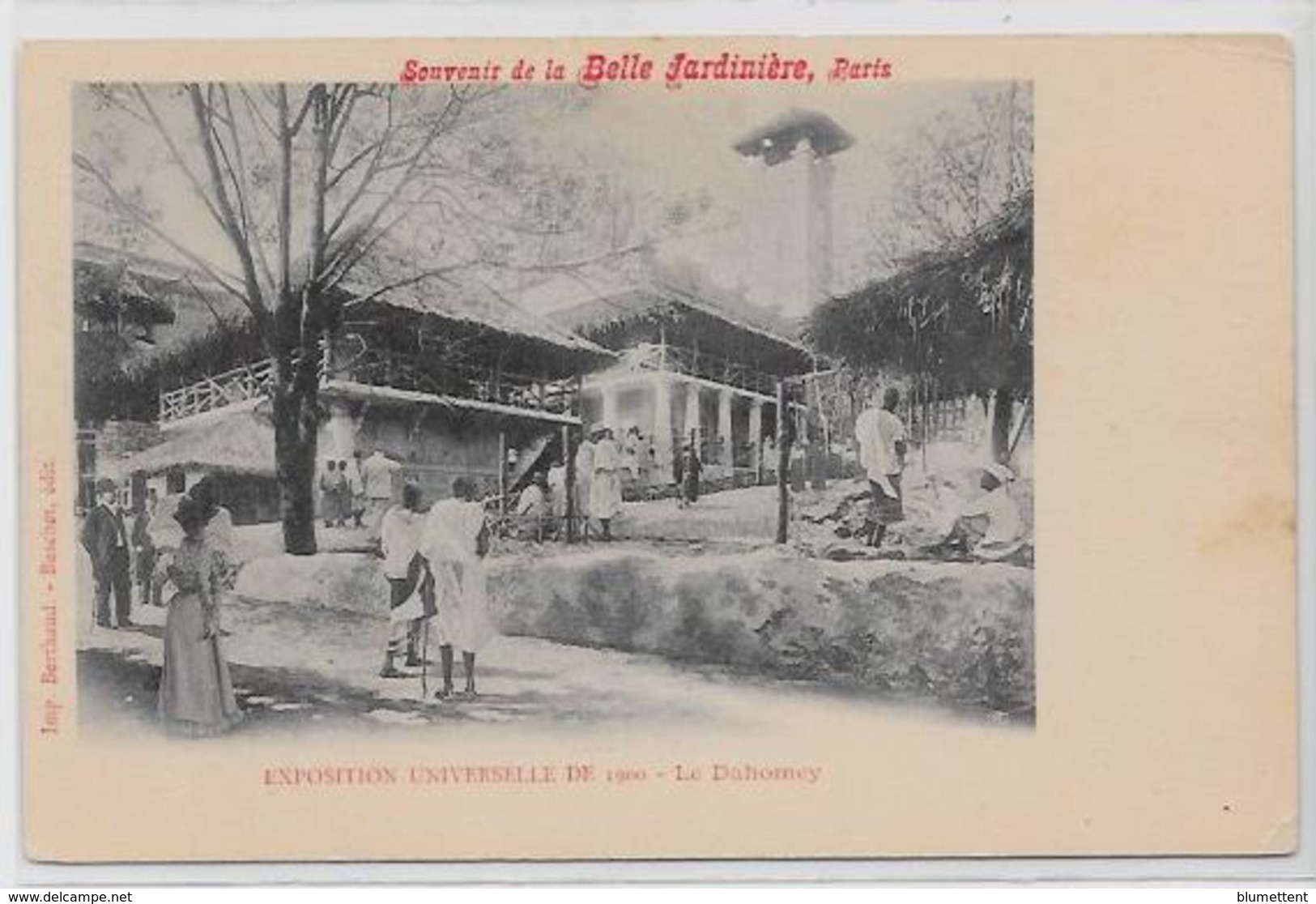 CPA DAHOMEY Afrique Noire Colonies Françaises Non Circulé Exposition Universelle 1900 Belle Jardinière - Dahomey