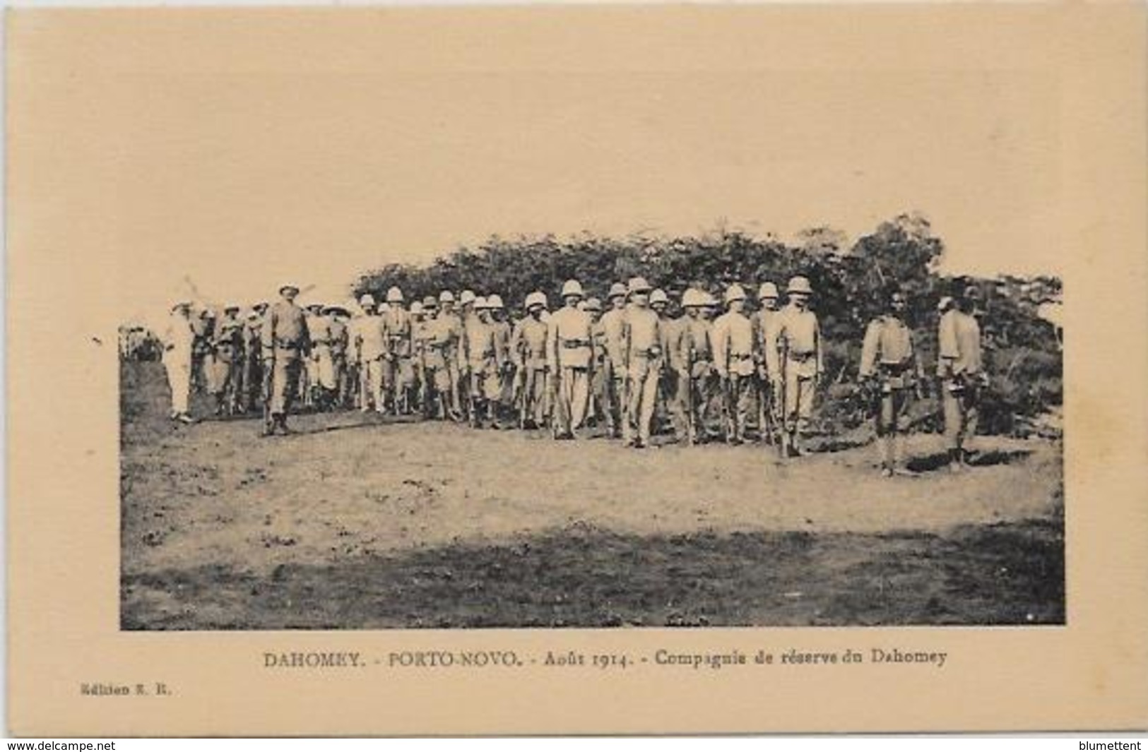 CPA Porto NOVO Afrique Noire Colonies Françaises Non Circulé Militaria - Dahome