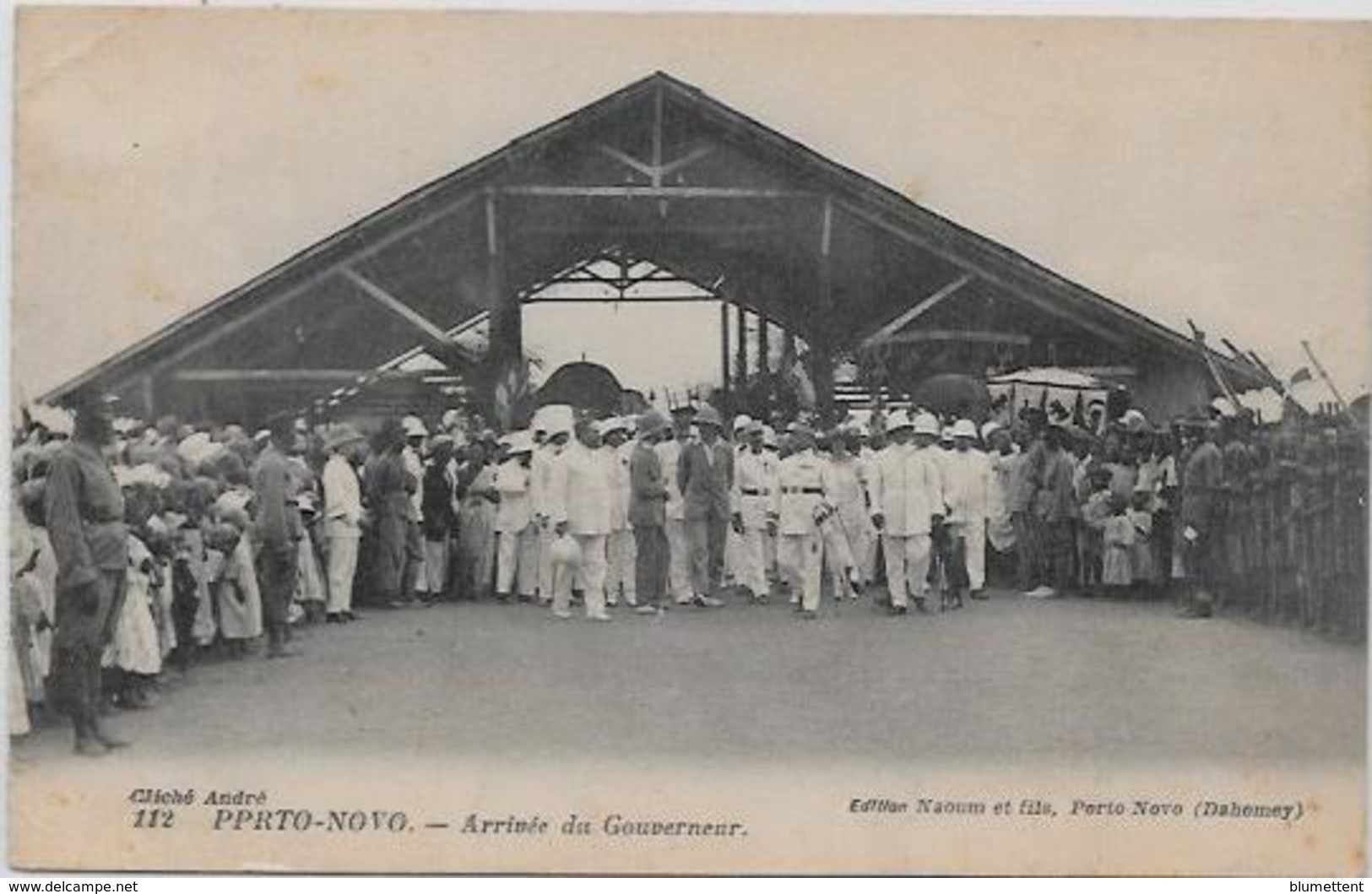 CPA Porto NOVO Afrique Noire Colonies Françaises Non Circulé Gouverneur - Dahomey