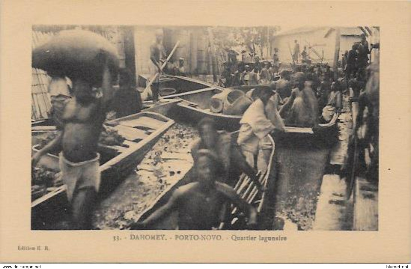 CPA Porto NOVO Afrique Noire Colonies Françaises Non Circulé Lagune - Dahomey