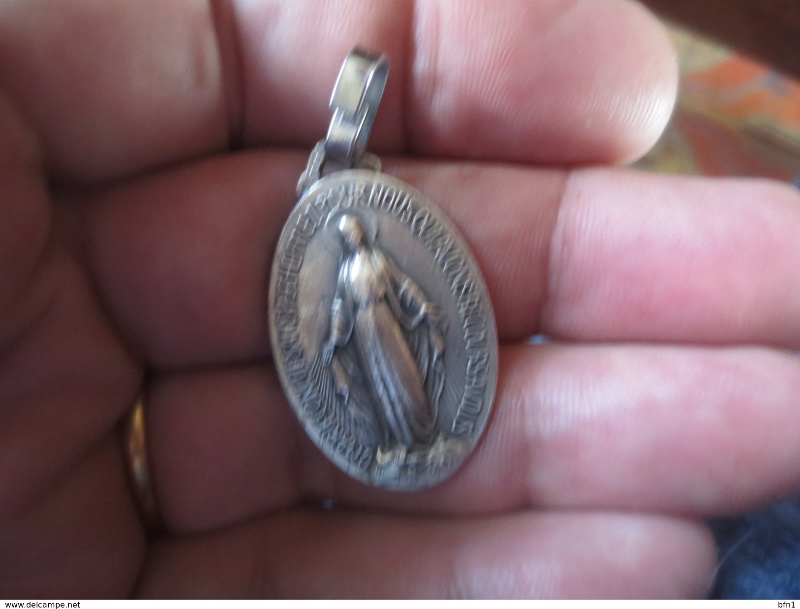 PENDENTIF - O MARIE CONCUE SANS PECHE PRIEZ POUR NOUS - 1830 - Métal Argent -voir Photos - Anhänger