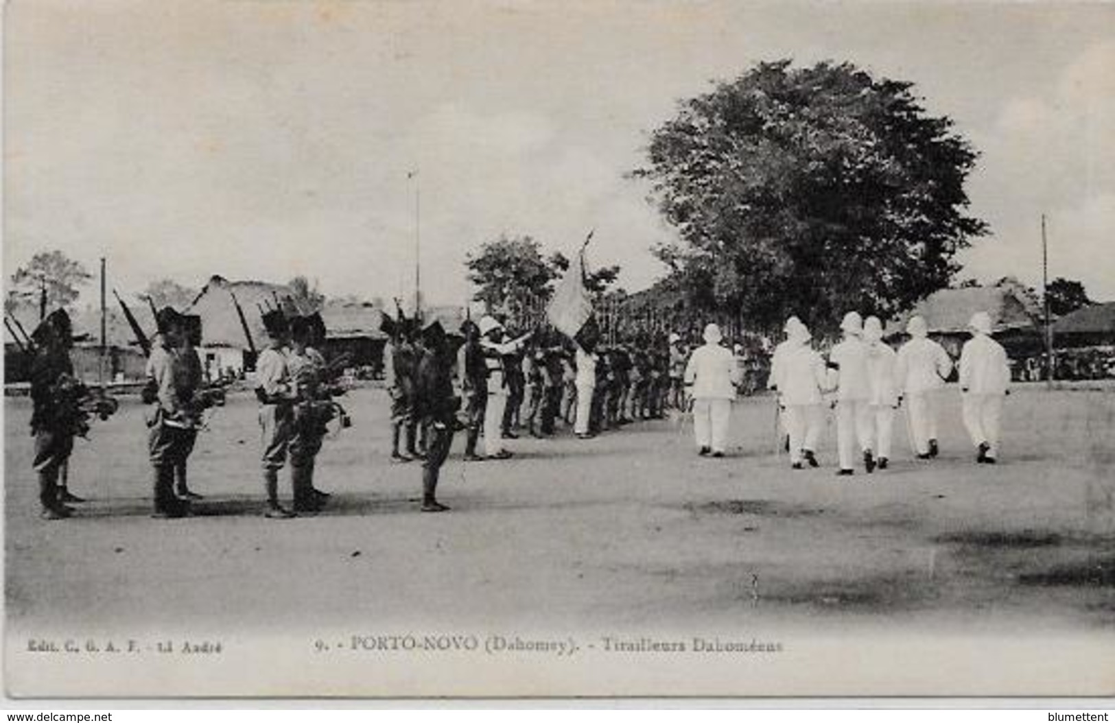 CPA Porto NOVO Afrique Noire Colonies Françaises Non Circulé Tirailleurs - Dahome