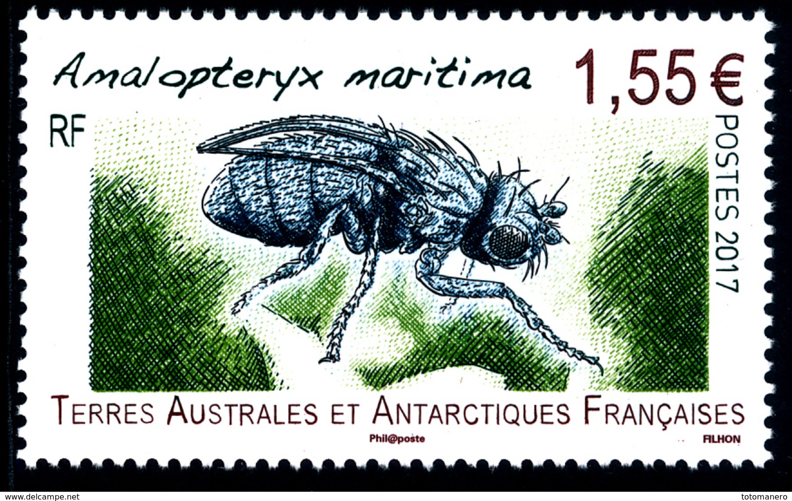 TAAF 2017 - Amalopteryx** - Unused Stamps