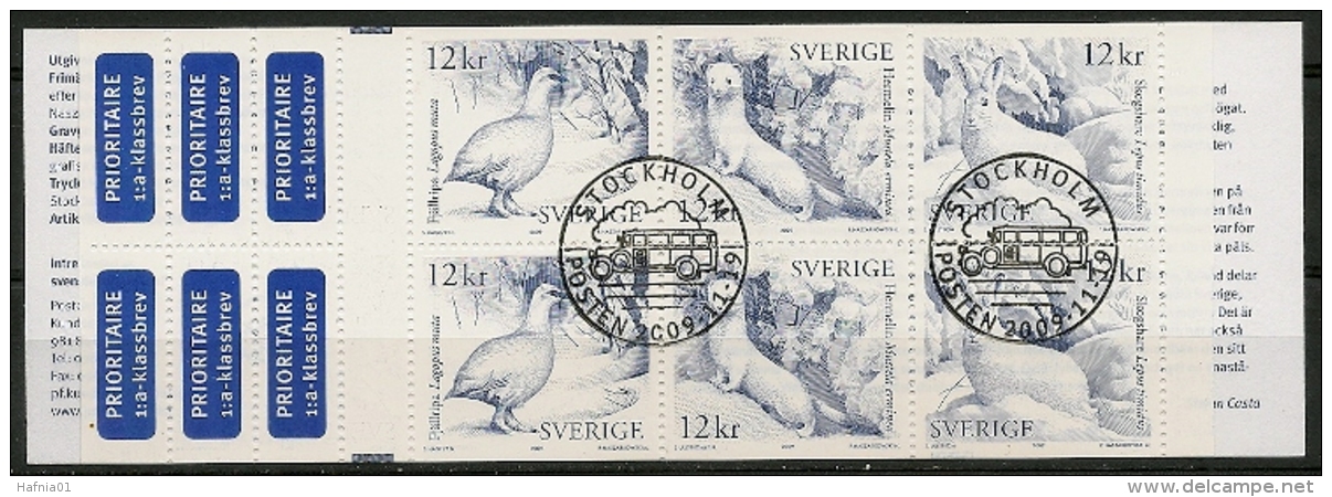 Piotr Naszarkowski. Sweden 2009. Animals. Booklet.  Michel MH 327  USED. - 1904-50