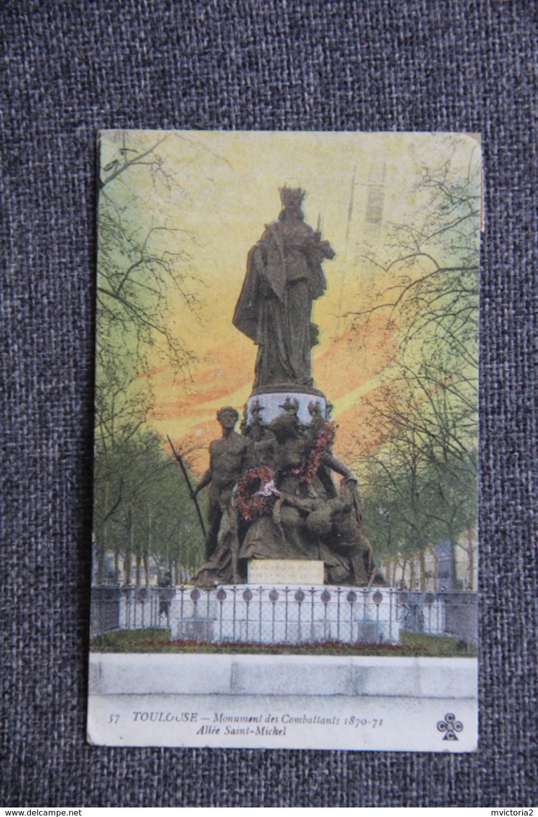 TOULOUSE - Monument Des Combattants, 1870-71, Allée ST MICHEL - Toulouse