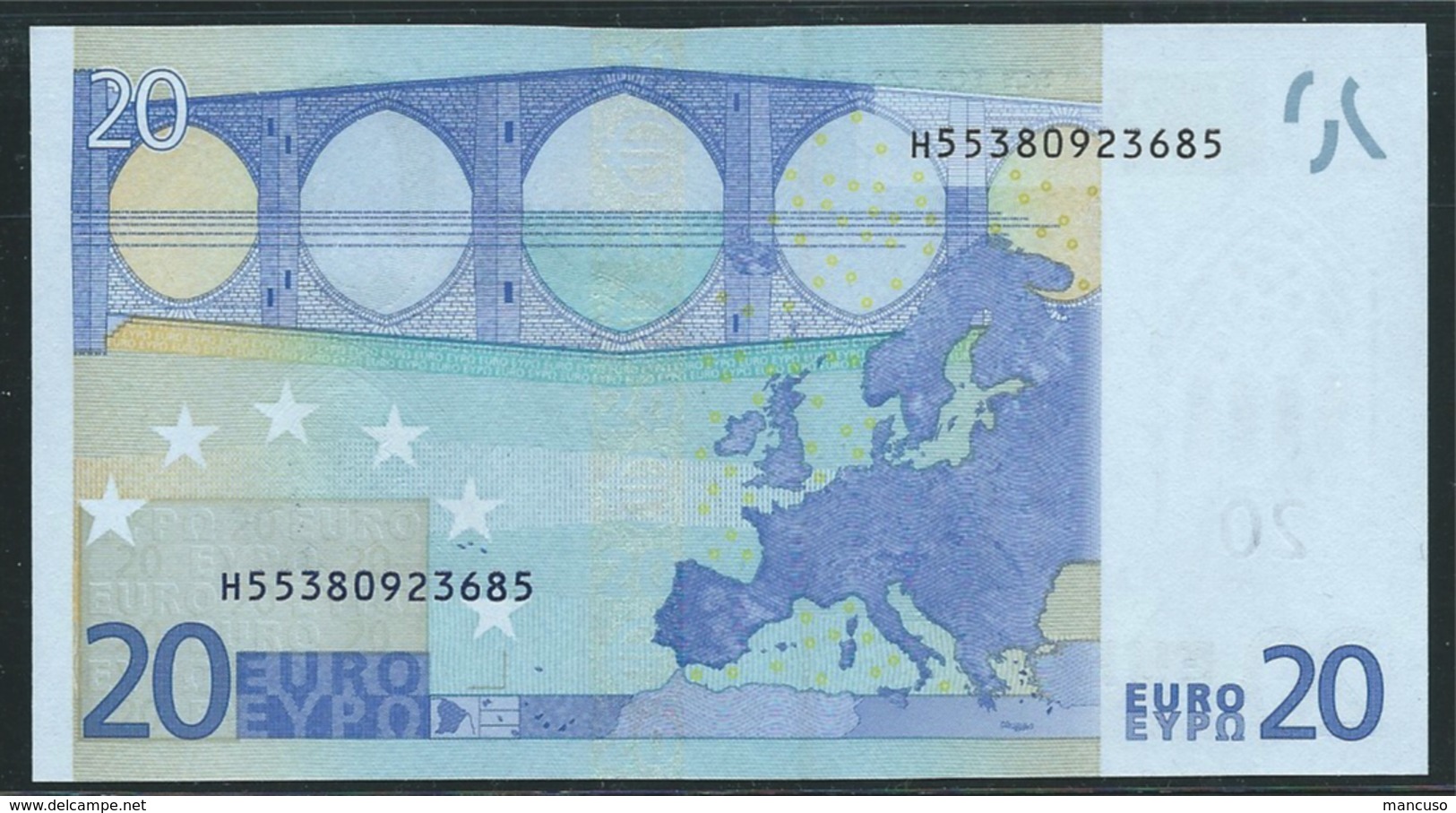 &euro; 20  H SLOVENIA  G010  TRICHET  UNC - 20 Euro