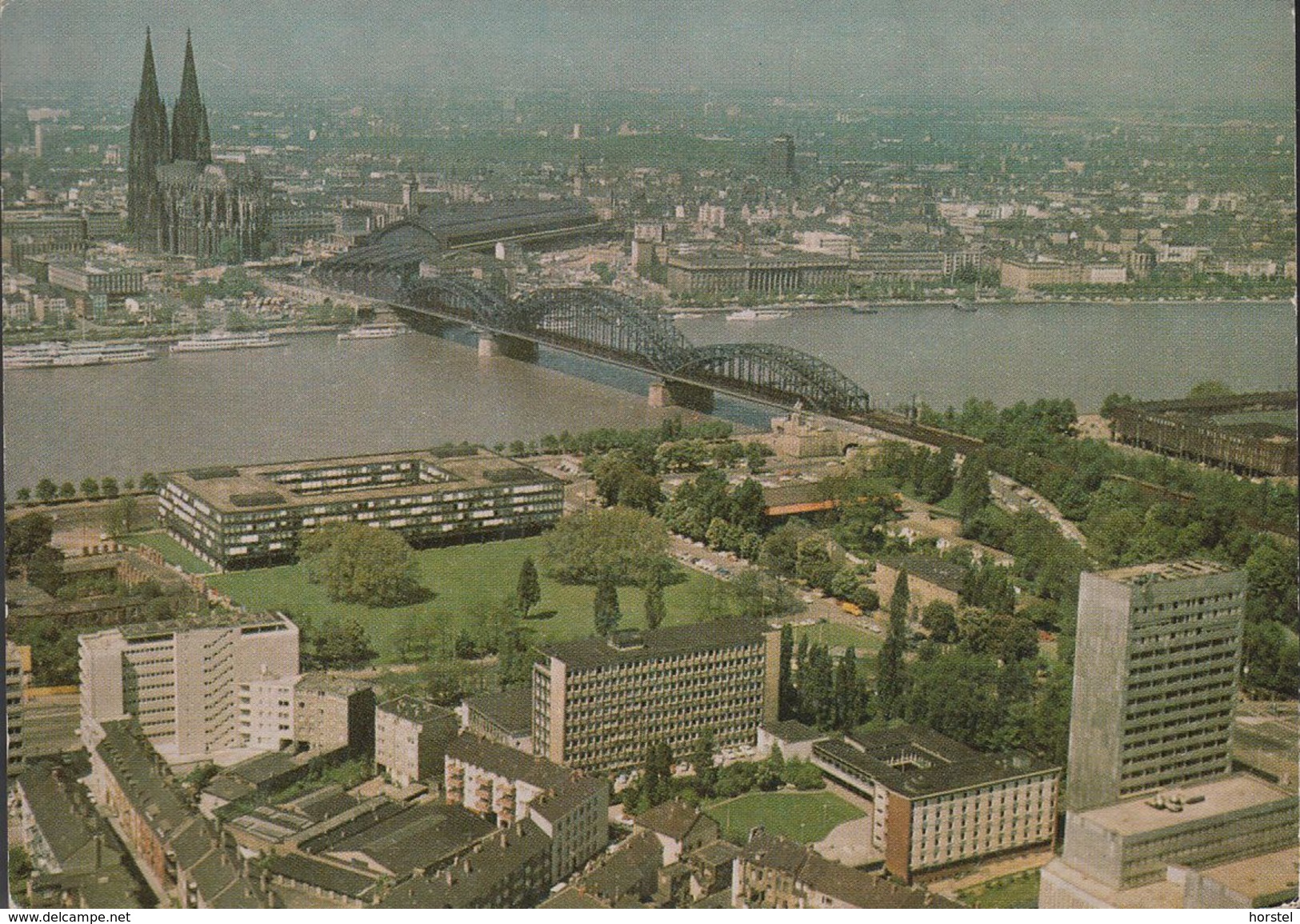 D-50679 Köln - Jugendherberge Deutz - Mit Rhein Und Bahnhof - Luftbild - Air-view - Koeln