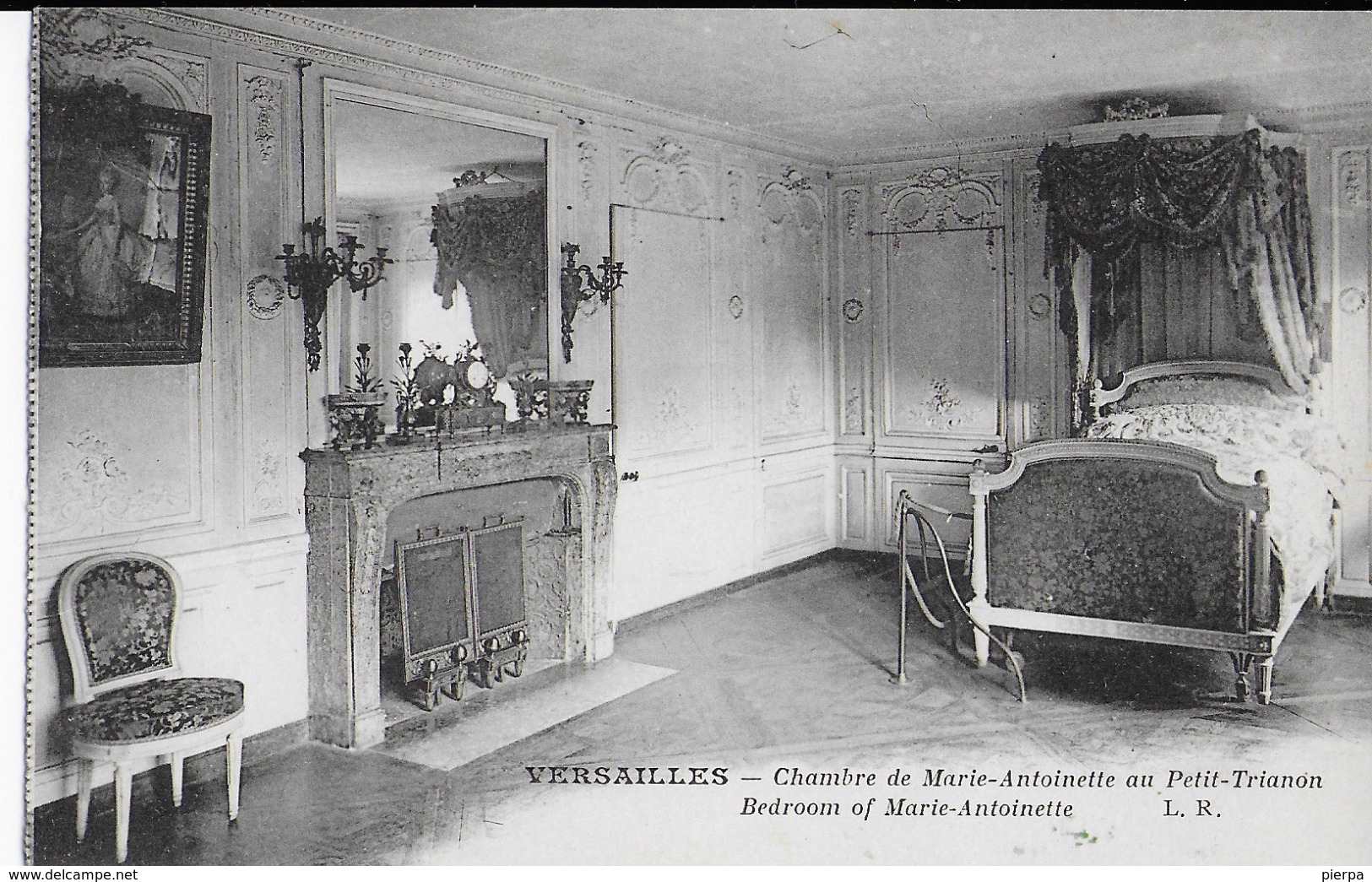 FRANCIA - VERSAILLES - CHAMBRE DE MARIE-ANTONIETTE - B/N  - ANNI '20 - NUOVA N. V. - EDIT. L.RAGON - Chambourcy