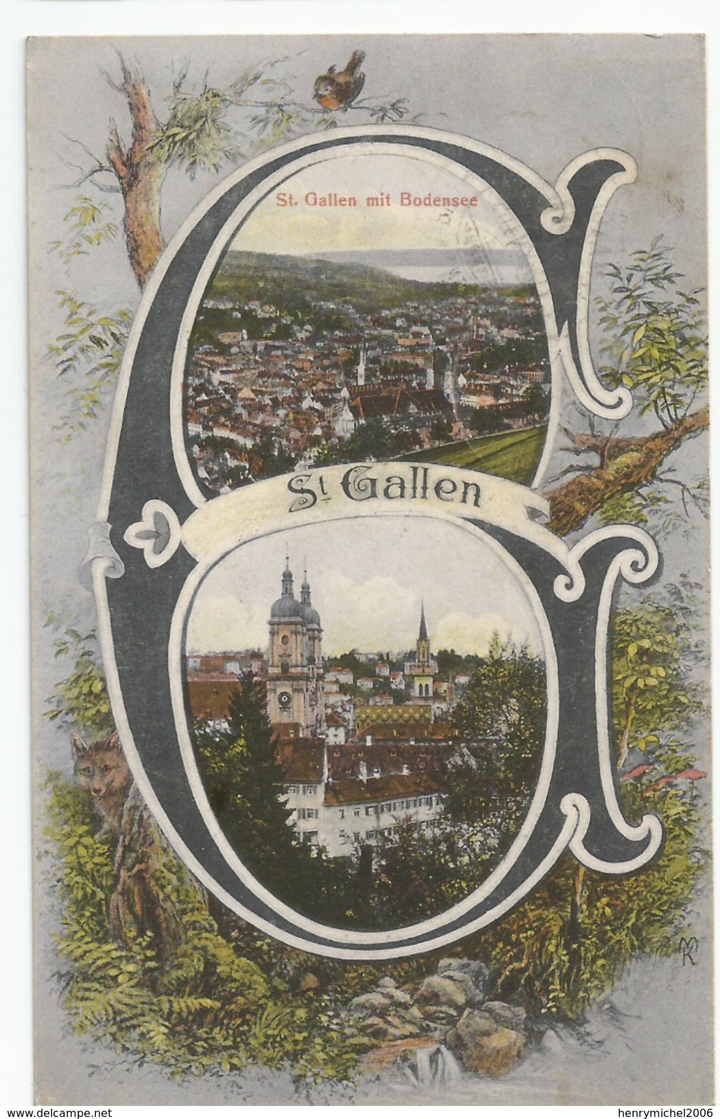 Suisse - St Gall Saint Gallen Mit Bodensee - St. Gallen