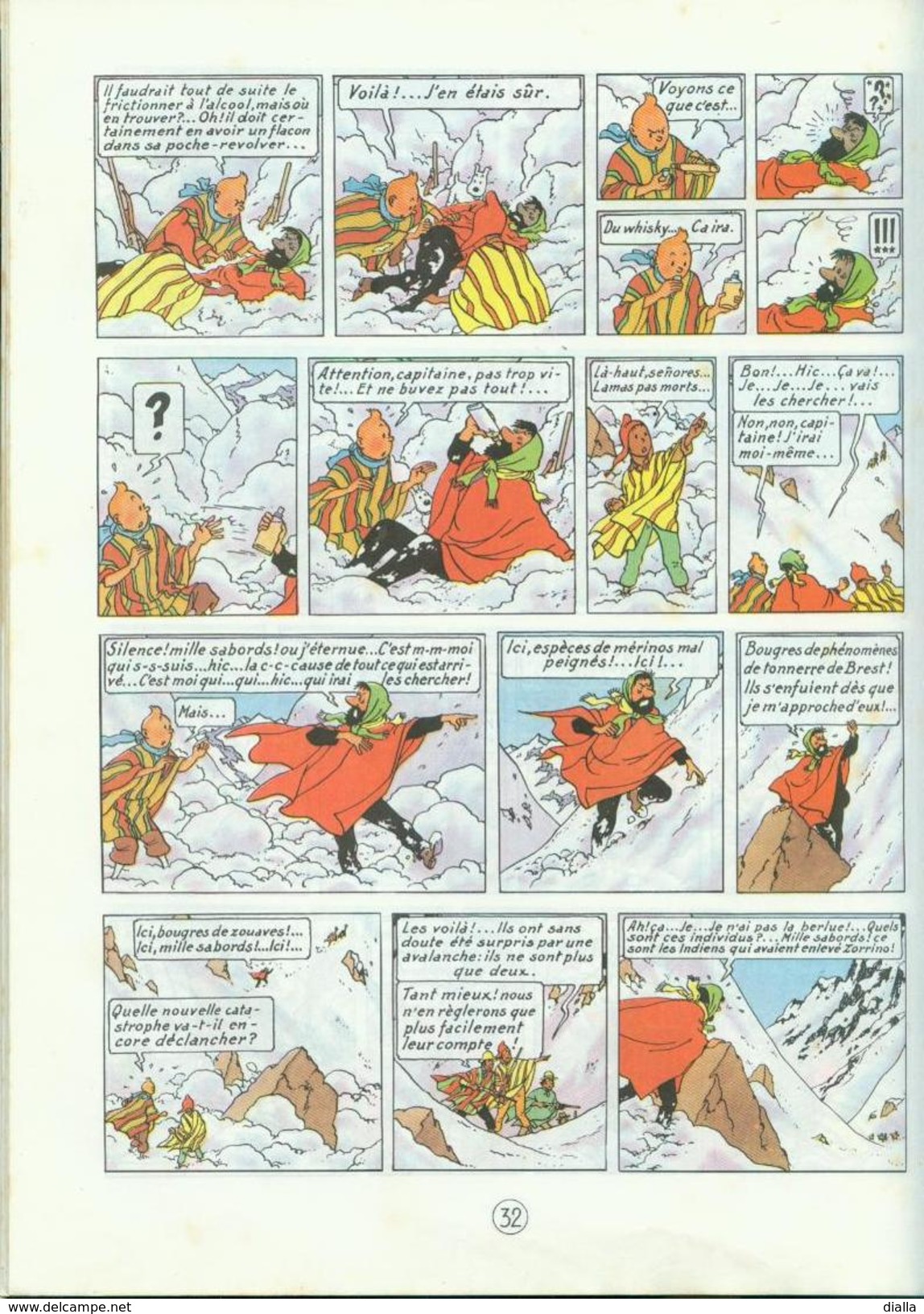 Hergé - Tintin * "Le Temple Du Soleil", édition 1984 - Hergé