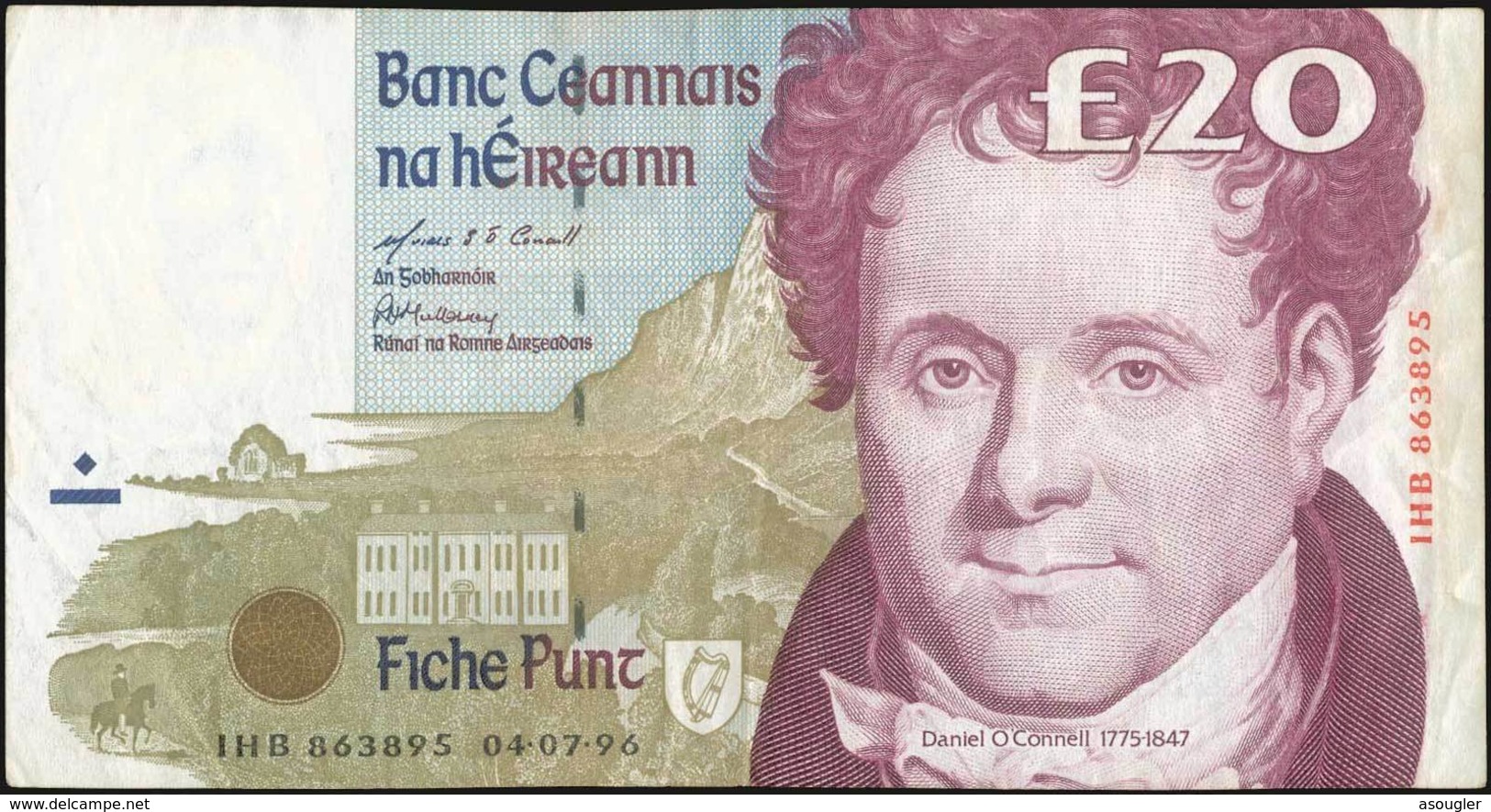 IRELAND 20 POUNDS 1996 FV P-77b - Ireland