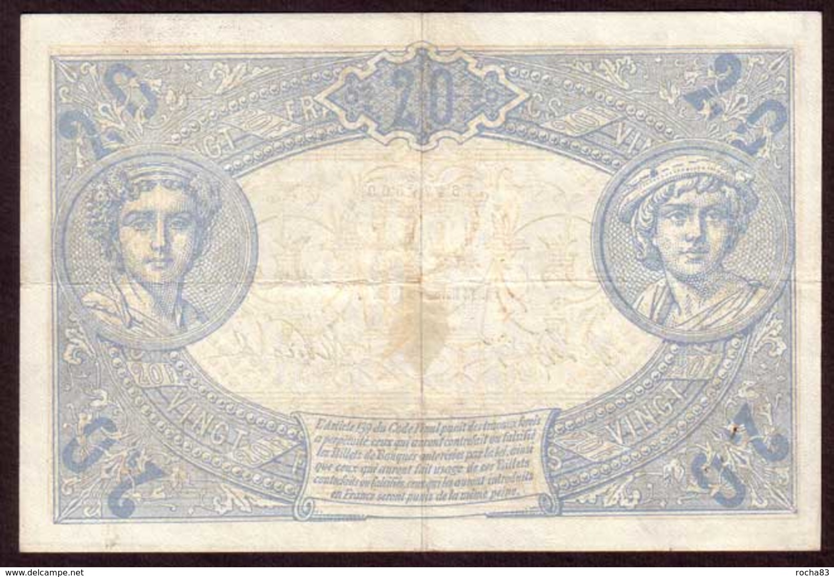 Billet 20 Francs Type BLEU Du 14 11 1912 - TTB + - 20 F 1905-1913 ''Bleu''