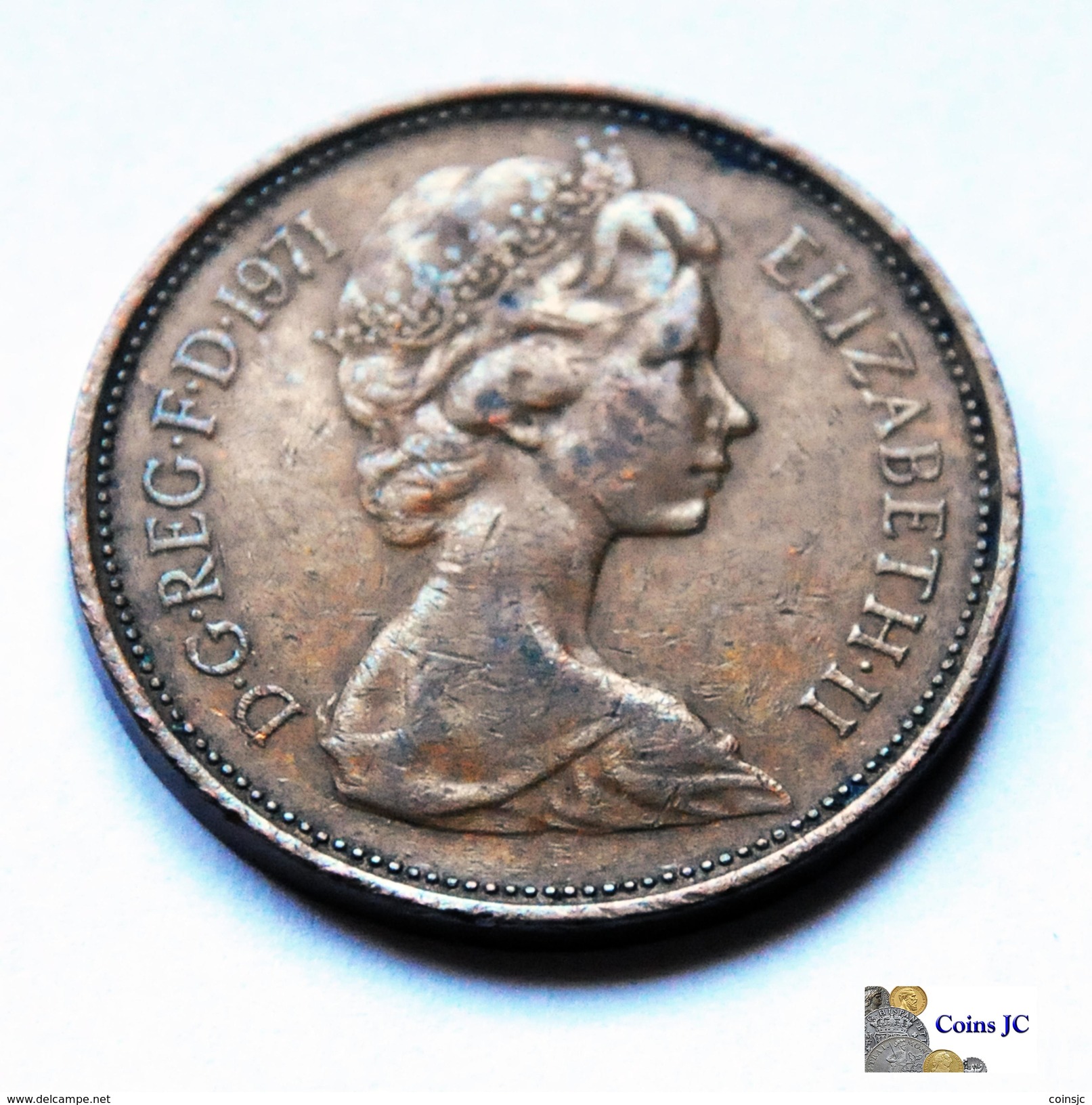 Gran Bretaña - 2 New Pence - 1971 - 2 Pence & 2 New Pence