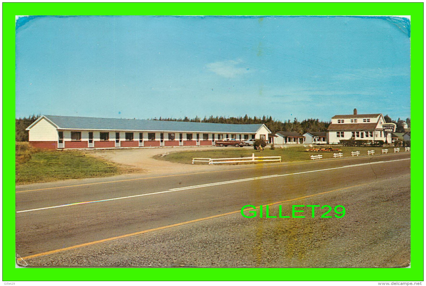 SACKVILLE, NEW BRUNSWICK - BEAUSÉJOUR MOTEL &amp; CABINS - WRITTEN - PUB. BY THE CLARES PHOTOGRAPHERS - - Autres & Non Classés