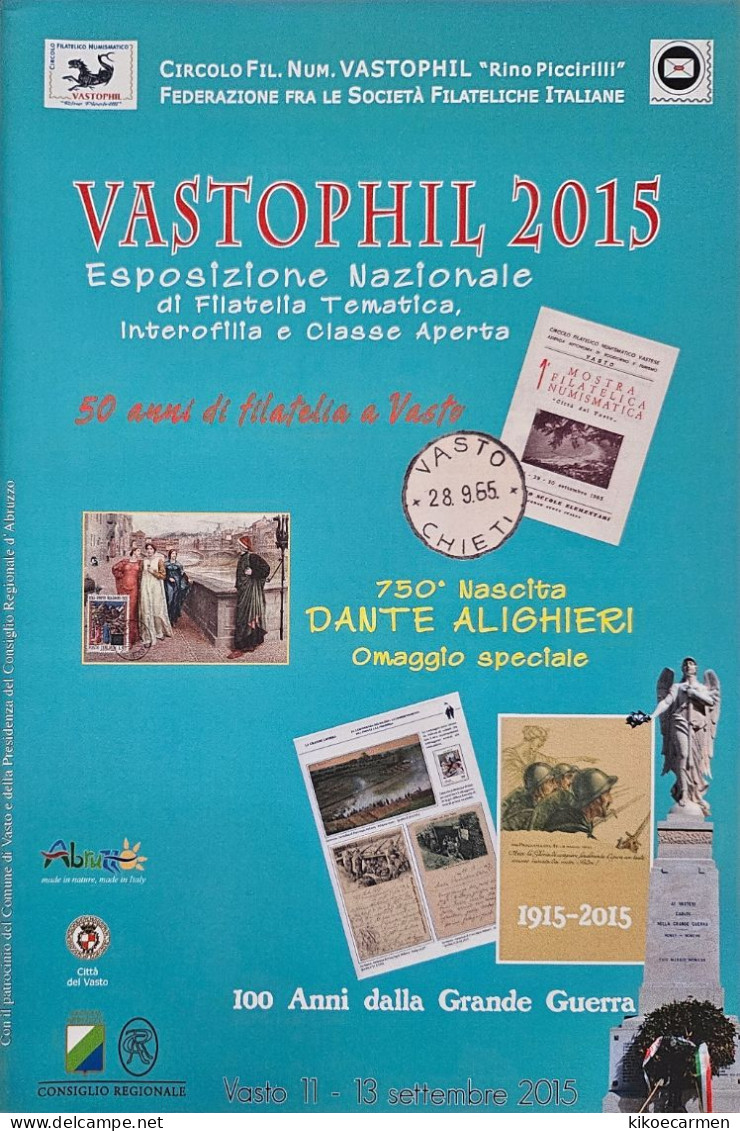 Navigation, DANTE ALIGHIERI, Painting Art, Letteratura Literature Vastophil 2015 Vastofil VASTO 54 Coloured Pages - Tematica