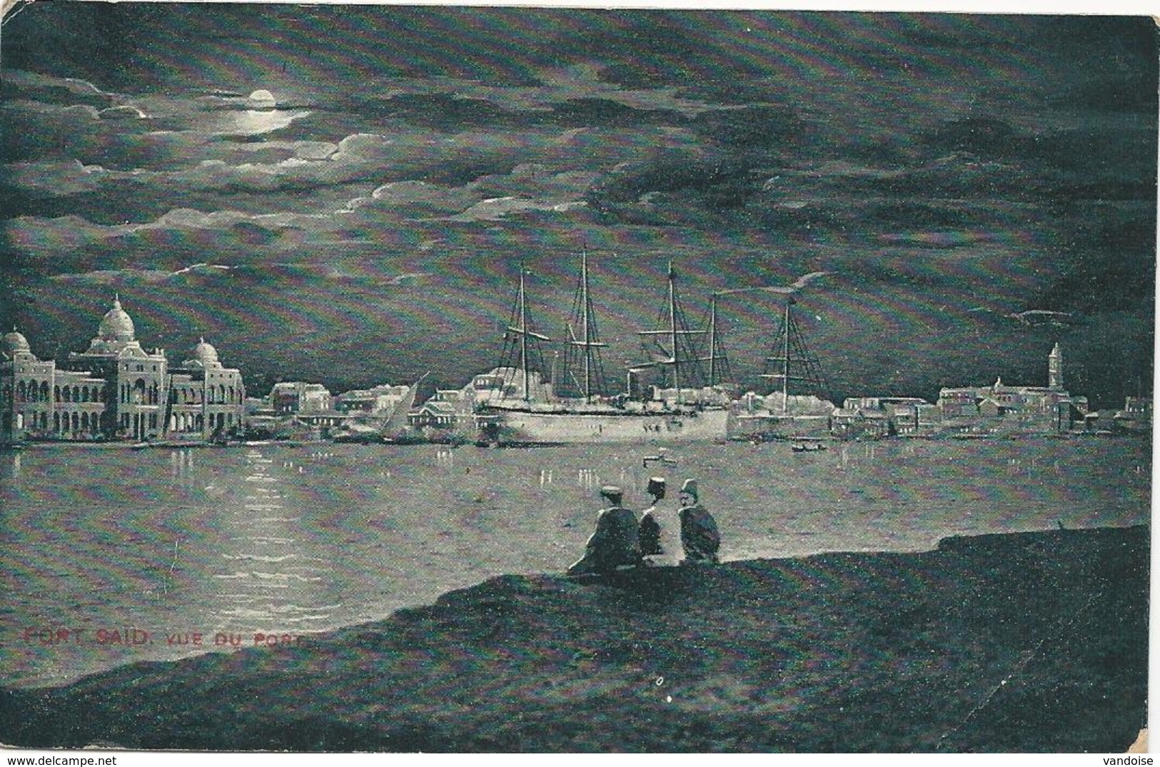 CARTE POSTALE  1907 AVEC CACHET DE PORT-SAID - Cartas & Documentos