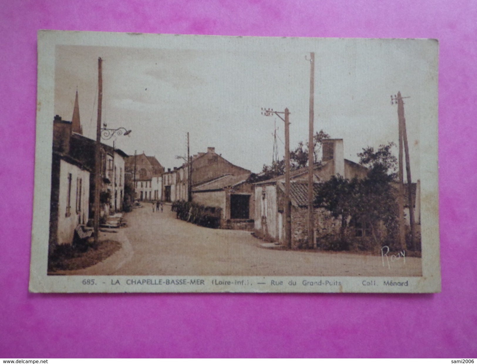 CPA 44 LA CHAPELLE BASSE MER RUE DU GRAND PUITS - La Chapelle Basse-Mer