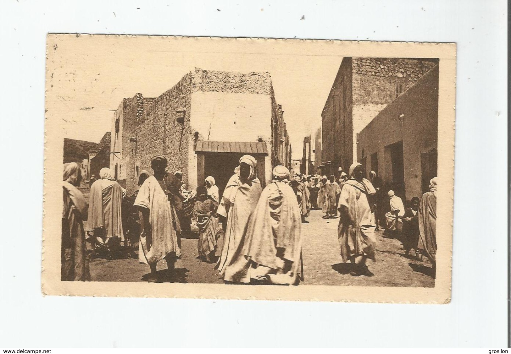 GHARDAIA  LA RUE DU MARCHE (BELLE ANIMATION) 1929 - Ghardaïa