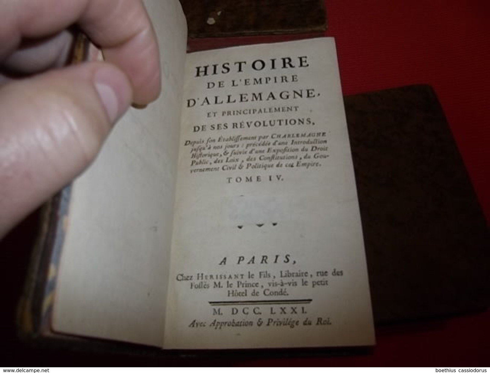 HISTOIRE DE L'EMPIRE D'ALLEMAGNE 1771 FRERON 8 VOL REVOLUTION CHARLEMAGNE XVIIIe  / Ecrit Du Meilleur Ennemi De Voltaire - 1701-1800